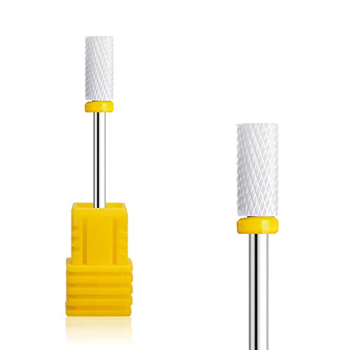 Premium Ceramic Carbide Nail Drill Bits - Professional Rotary Burr Milling Cutters for Electric Nail Drill Machine | Perfect for Manicure, Pedicure & Nail Art | Salon & Home Use Nail Care Tools