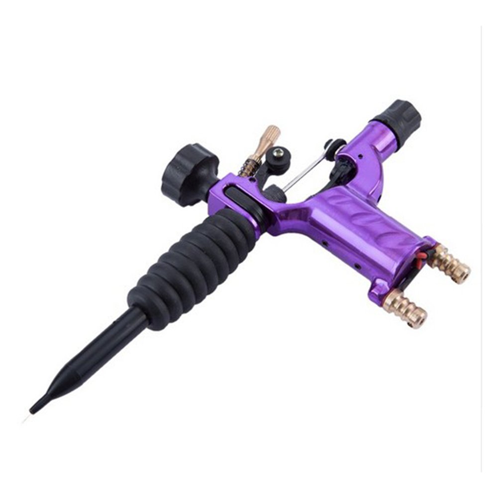 Yosoo Dragonfly Rotary Tattoo Machine - Professional Shader Tattoo Gun Kit with Motor (Purple) | Perfect for Tattoo Artists & Beginners | Home & Studio Use