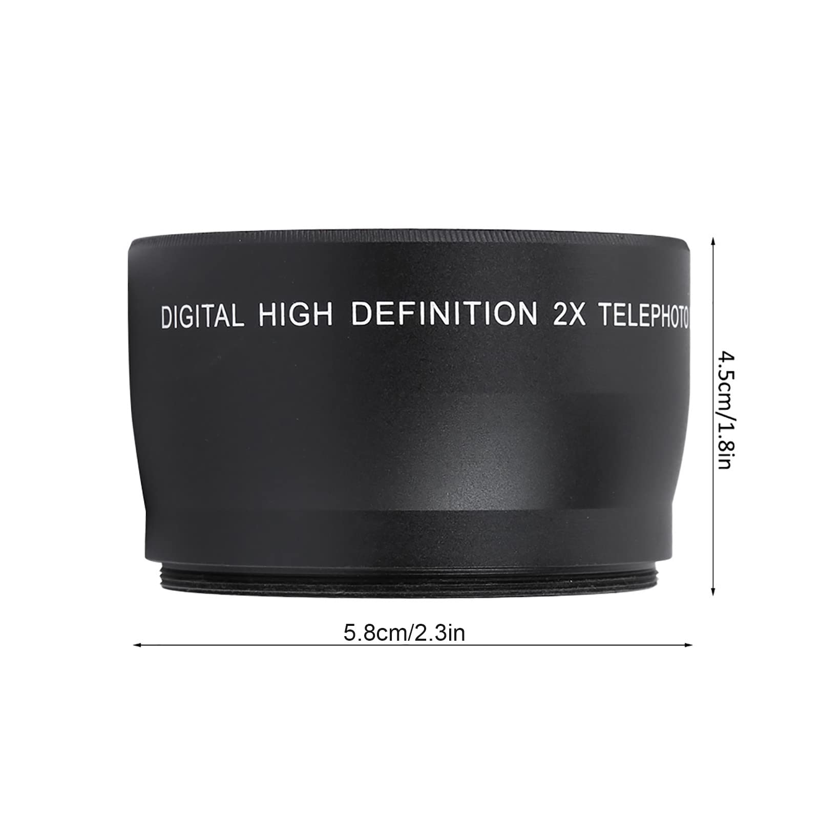 Agatige 58MM 2X Telephoto Lens Camera - Universal Teleconverter Lens for Sony E Mount Mirrorless Cameras | DSLR Camera Accessory | Perfect for Wildlife Photography, Sports Events & Travel Zoom Shots