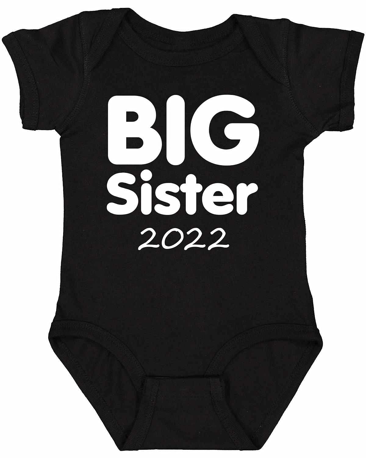 South Horizon Big Sister 2022 Baby Bodysuit - Soft Cotton Infant Onesie for Newborns & Toddlers - Perfect for Sibling Announcement, Photo Shoots & Everyday Wear