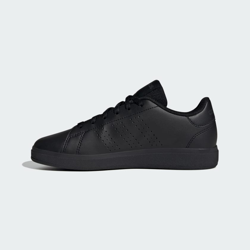 Adidas Kids Advantage Triple Black Sneakers - Lightweight & Durable Athletic Shoes for Boys & Girls - Perfect for Running, School & Casual Wear