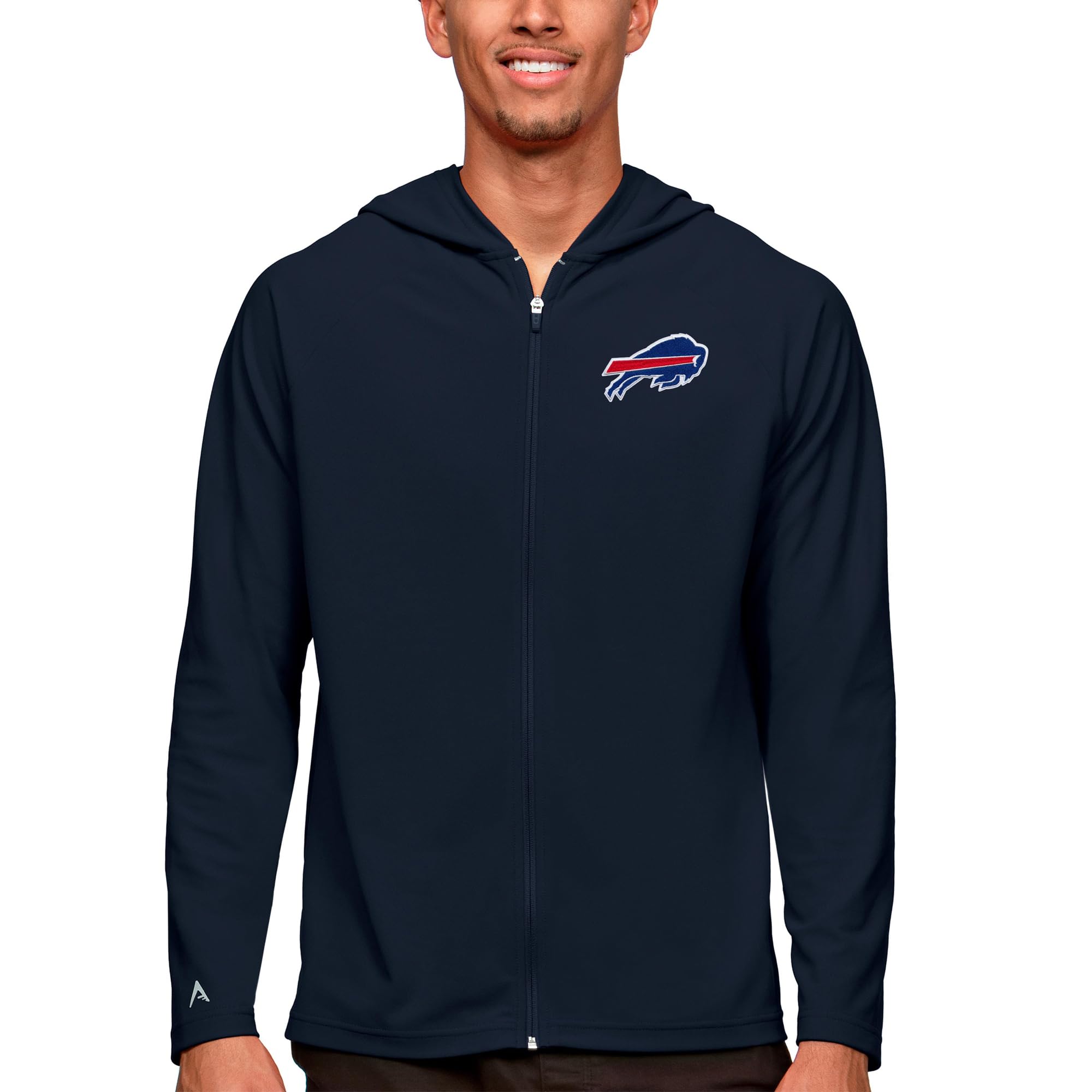 **Antigua Men's NFL Logo Legacy Full-Zip Hoodie – Comfortable & Stylish Football Fan Apparel for Game Day & Casual Wear**