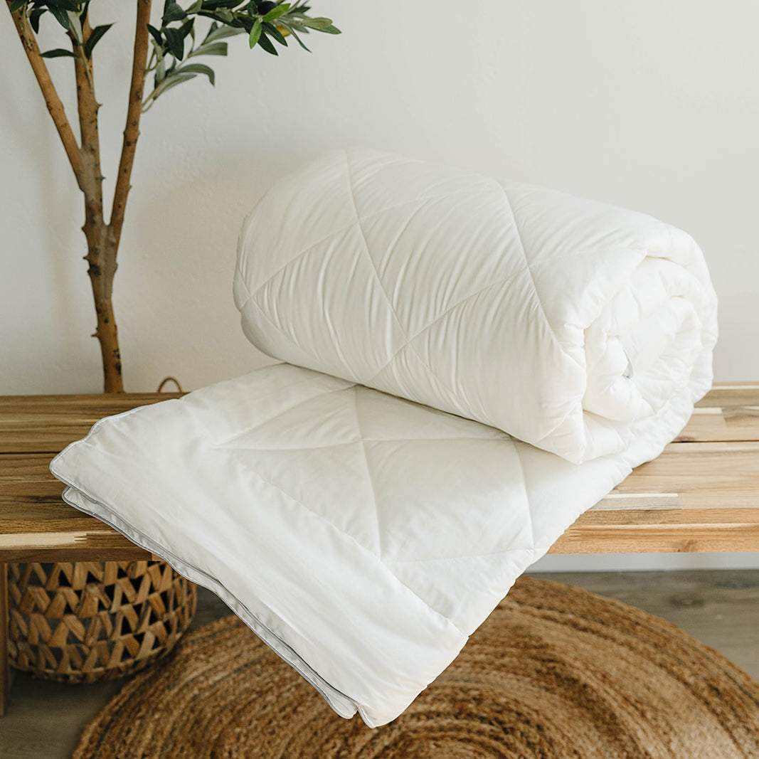 Soft Wool Comforter for Crib & Toddler - Warm & Cozy Baby Blanket for Nursery, Bedtime & Winter Snuggles