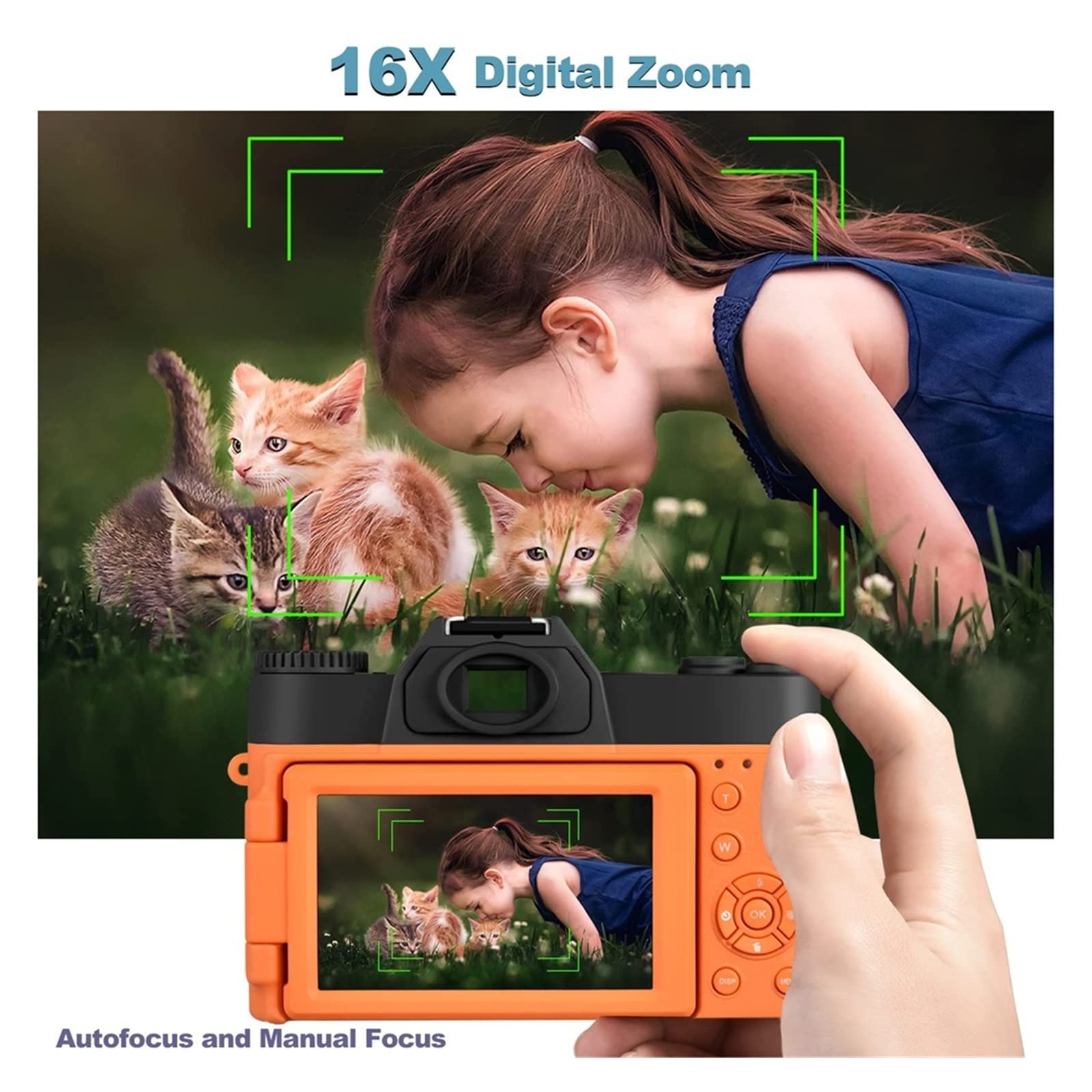 AUBEST 4K Video Camera with 48MP & 16X Zoom - 3