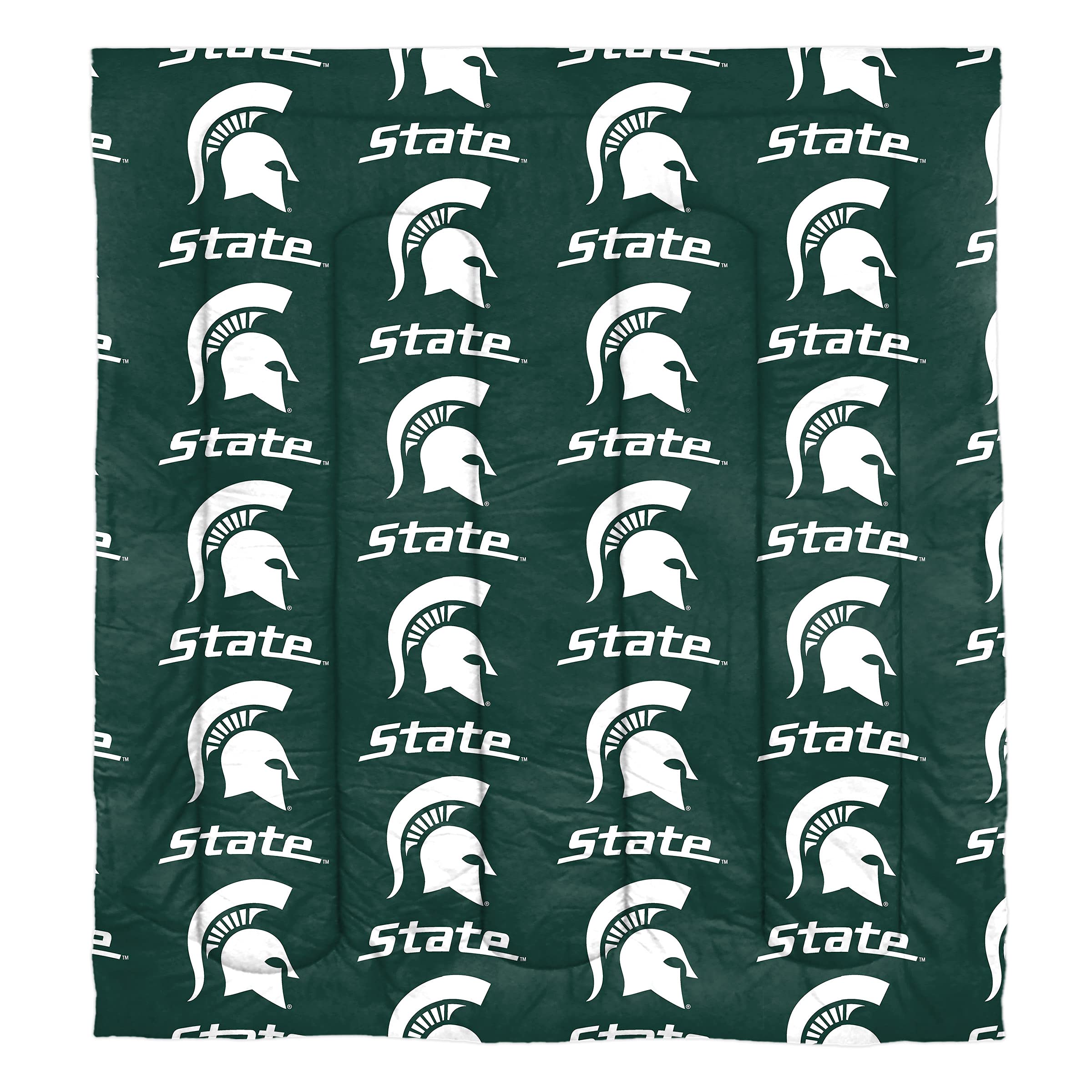 Northwest NCAA Unisex Adult 3-Piece Bed in a Bag Set - Comforter, Sheet & Pillowcase - Perfect for Dorm Rooms, College Students & Sports Fans