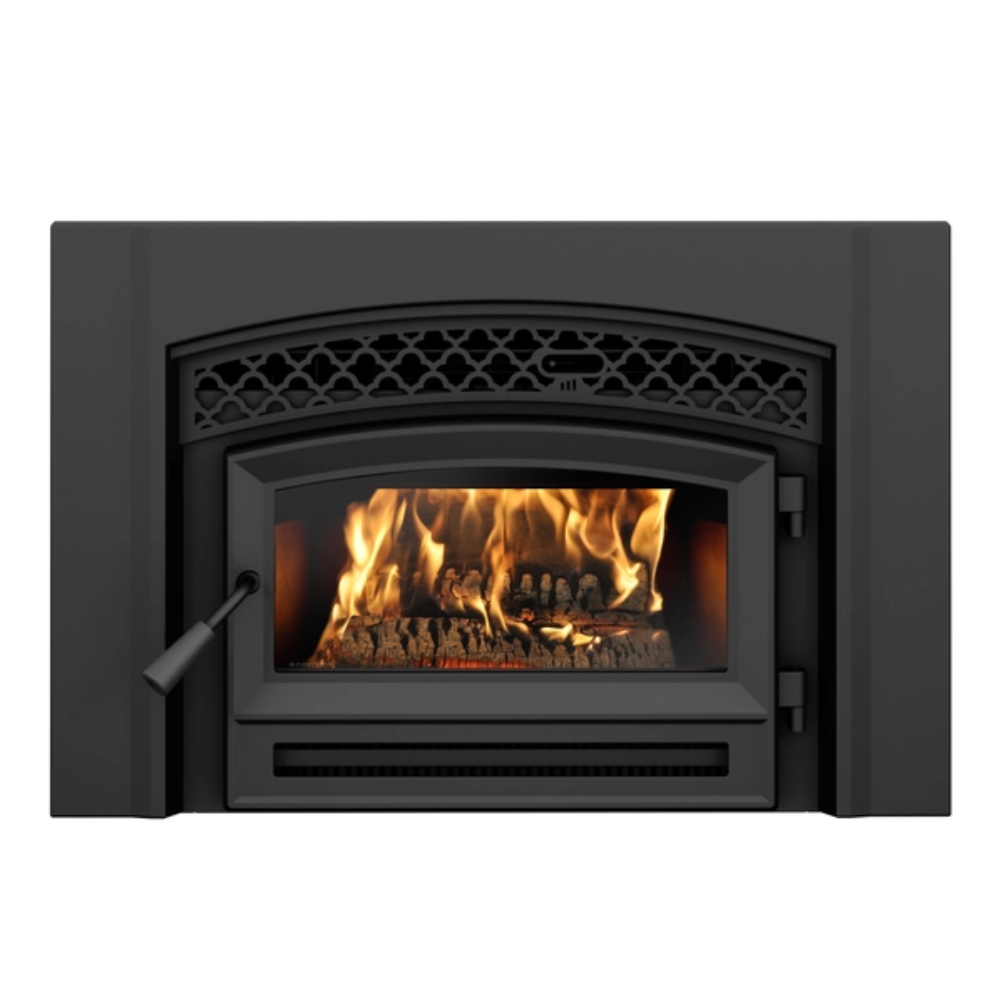 Enerzone Destination 1.9 Wood Burning Stove Insert - High Efficiency Fireplace Insert for Home Heating - Perfect for Living Rooms, Cabins & Winter Warmth