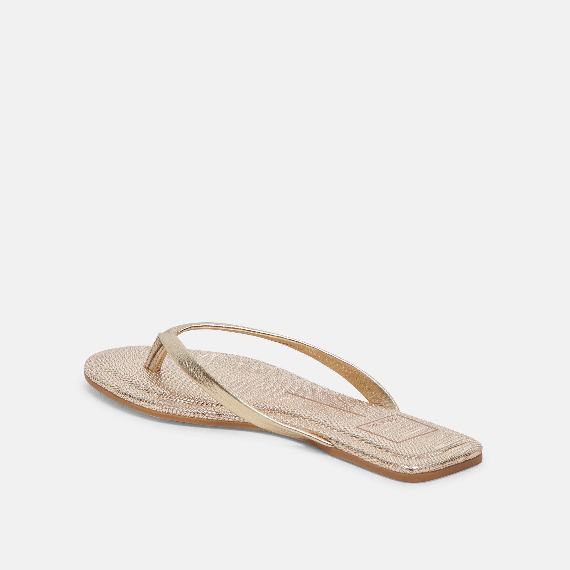 LAYNEY Women's Light Gold Metallic Leather Sandals - Comfortable & Stylish for Summer, Beach, and Casual Outings