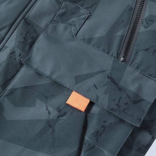 **Men's Winter Camouflage Hooded Parka Coat - Warm Thick Long Jacket for Outdoor Activities & Casual Wear**    **Use Scenarios:** Perfect for hiking, camping, hunting, or everyday winter fashion.
