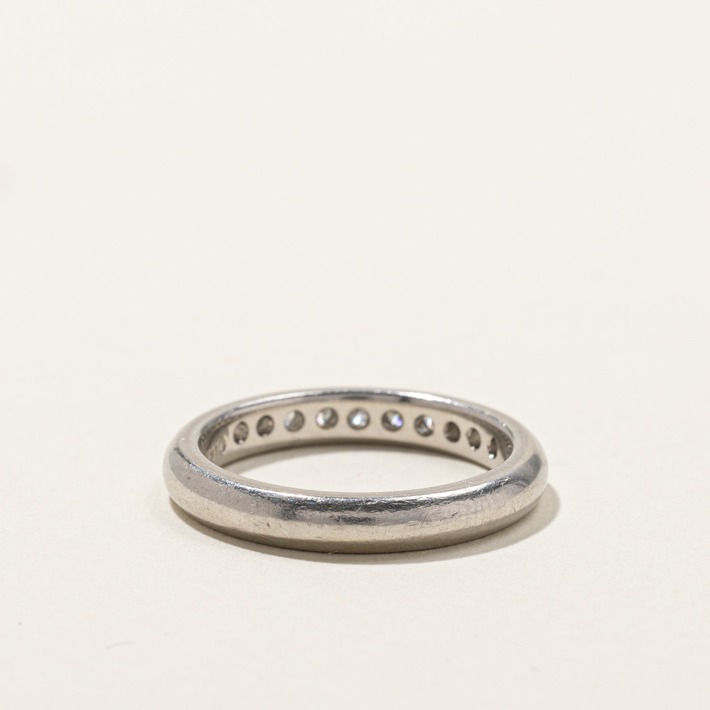 0.30ctw Diamond Semi Eternity Band Ring - Size 5 | Dainty Stackable Wedding Band, Anniversary Gift for Her | Perfect for Bridal Jewelry, Valentine's Day & Special Occasions