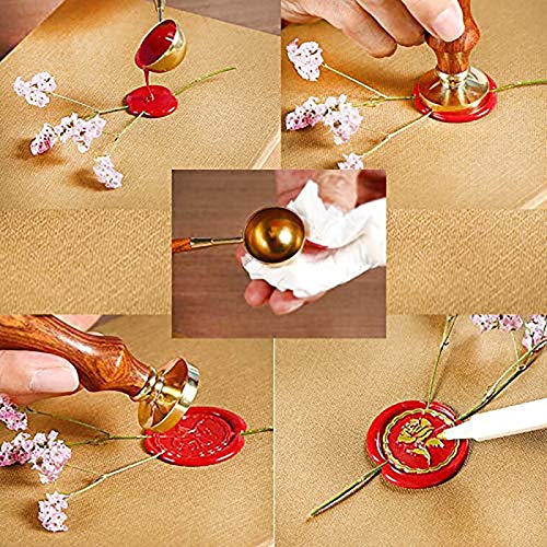 Handcrafted Puppy Dog Wax Seal Stamp with Natural Rosewood Handle - Perfect for Wedding Invitations, DIY Scrapbooking & Vintage Letter Sealing