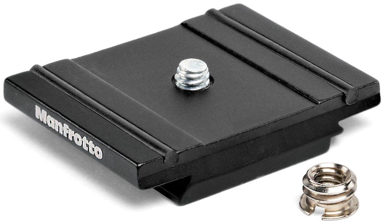 Manfrotto 200PL PRO Quick Release Plate - Compatible with Tripods & Monopods - Durable Aluminum Alloy Camera Mounting Plate for DSLR & Mirrorless Cameras - Perfect for Photography, Videography & Travel Shooting