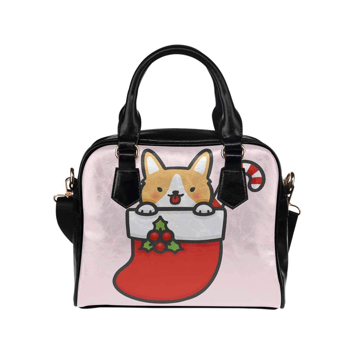 Stylish Santa Claus Snowman PU Leather Crossbody Bag for Women & Girls - Perfect for Christmas Parties, Holiday Gifts & Winter Fashion Accessories