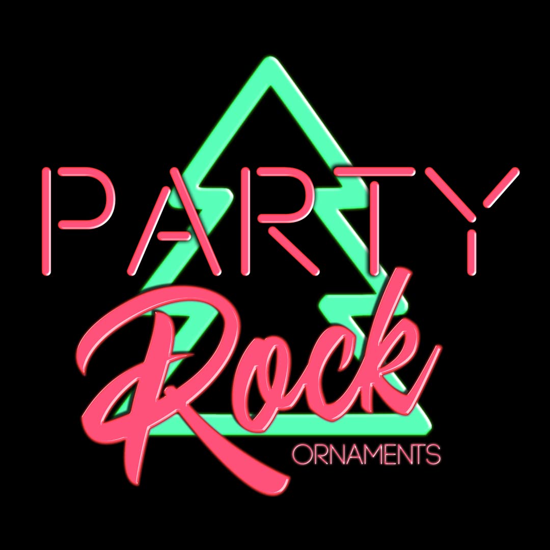 Party Rock Donut Pyramid Glass Ornament - Elegant Food-Themed Christmas Tree Decor for Holiday Parties & Home Decor