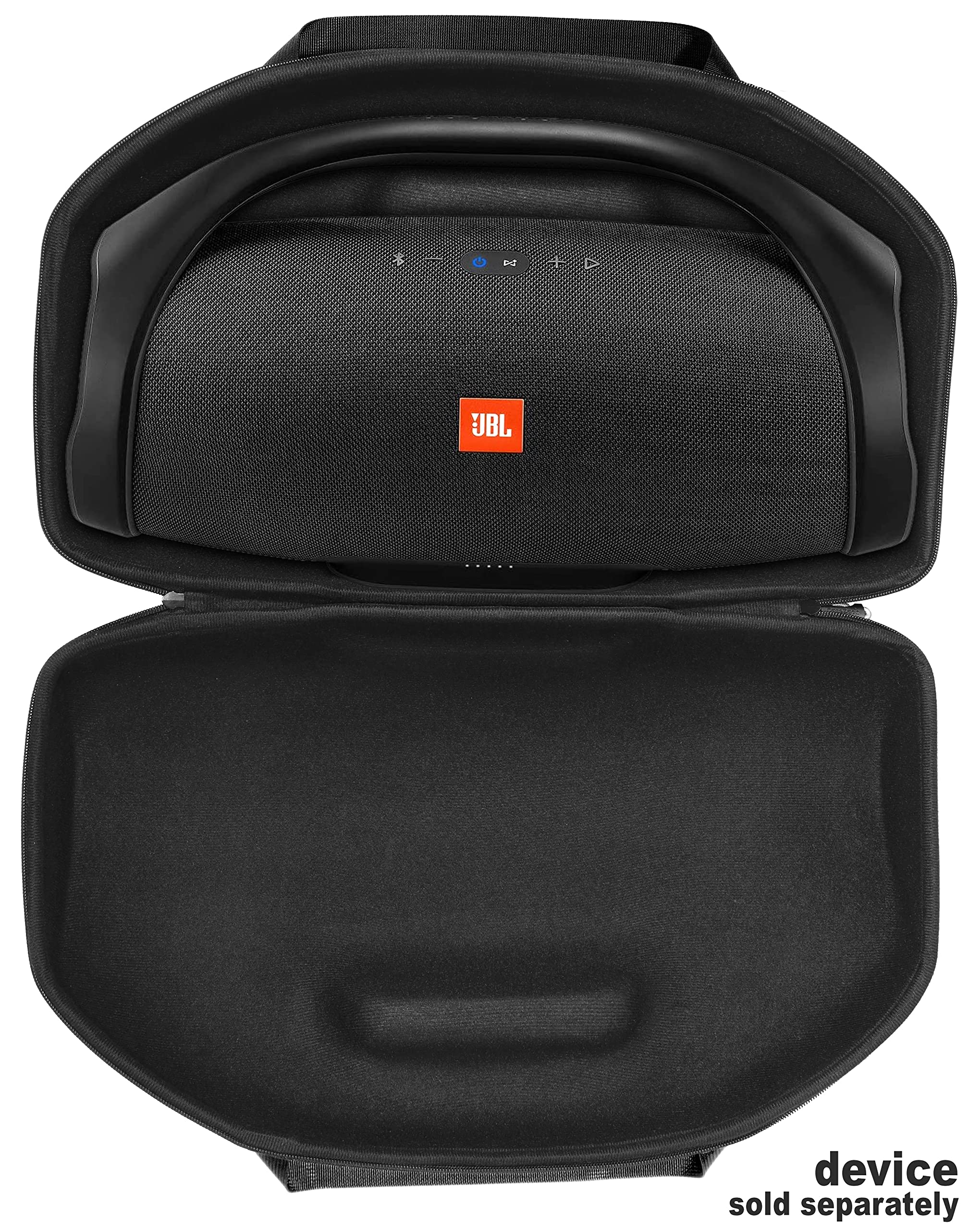 GETGEAR Waterproof Protective Case for JBL Boombox, Boombox 2 & Boombox 3 Portable Speakers - Custom Fit with Handle & Adjustable Shoulder Strap, Removable Accessory Pouch - Perfect for Travel, Beach, Pool Parties & Outdoor Adventures