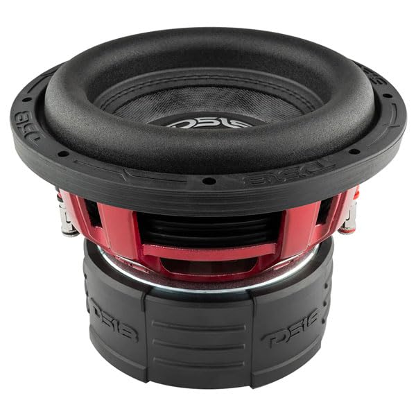DS18 EXL-X8.4D 8-Inch 1200W Car Subwoofer - 600W RMS Power, Dual 2-Ohm Voice Coil - High Performance Bass Speaker for Car & Truck Audio Systems - Perfect for Competition, Pro Audio & Custom Sound Setups - Enhances Music, Movies & Road Trips