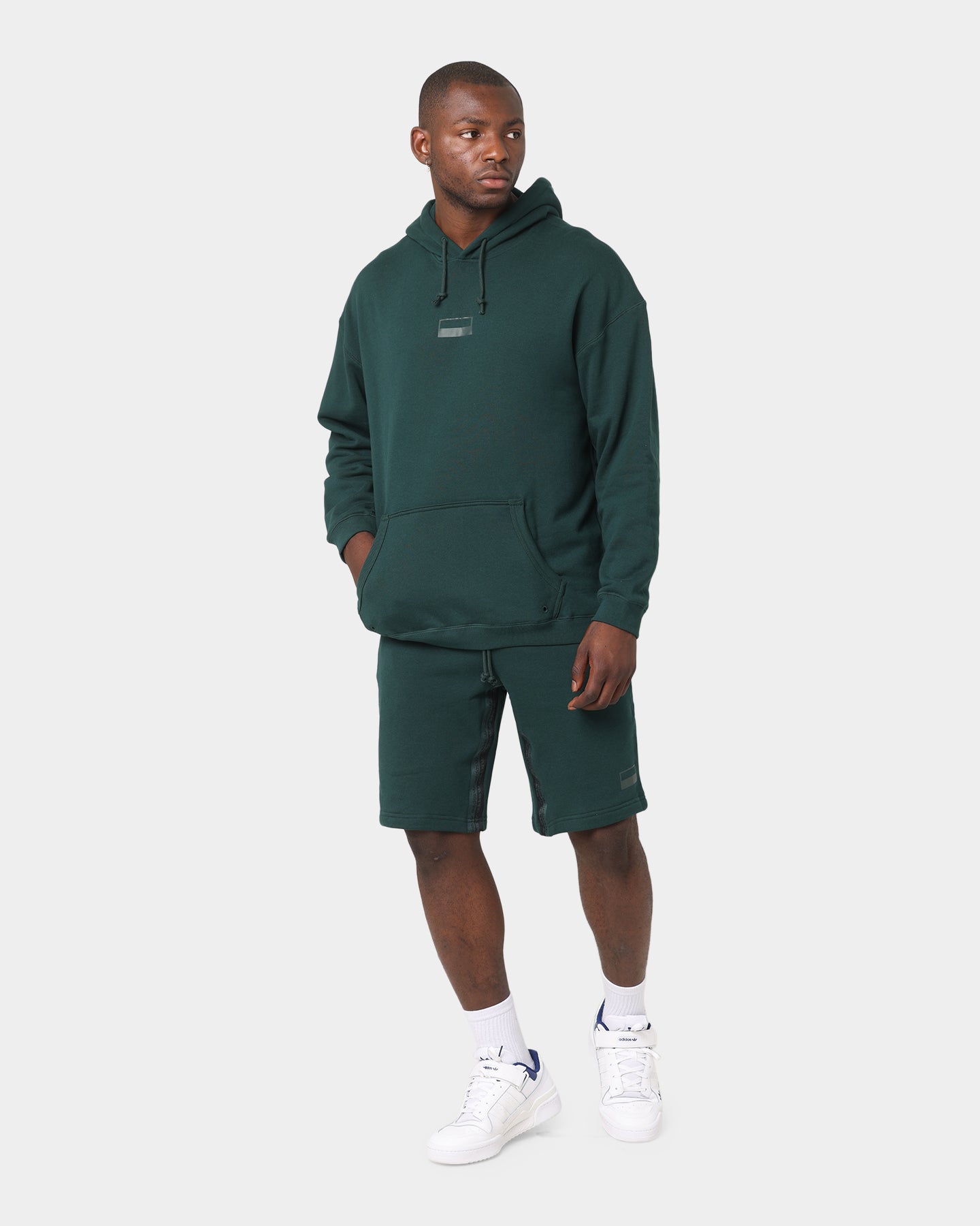 Adidas R.Y.V. Logo Hoodie for Men & Women - Green Night Color Pullover Sweatshirt - Casual Streetwear for Gym, Running & Everyday Wear