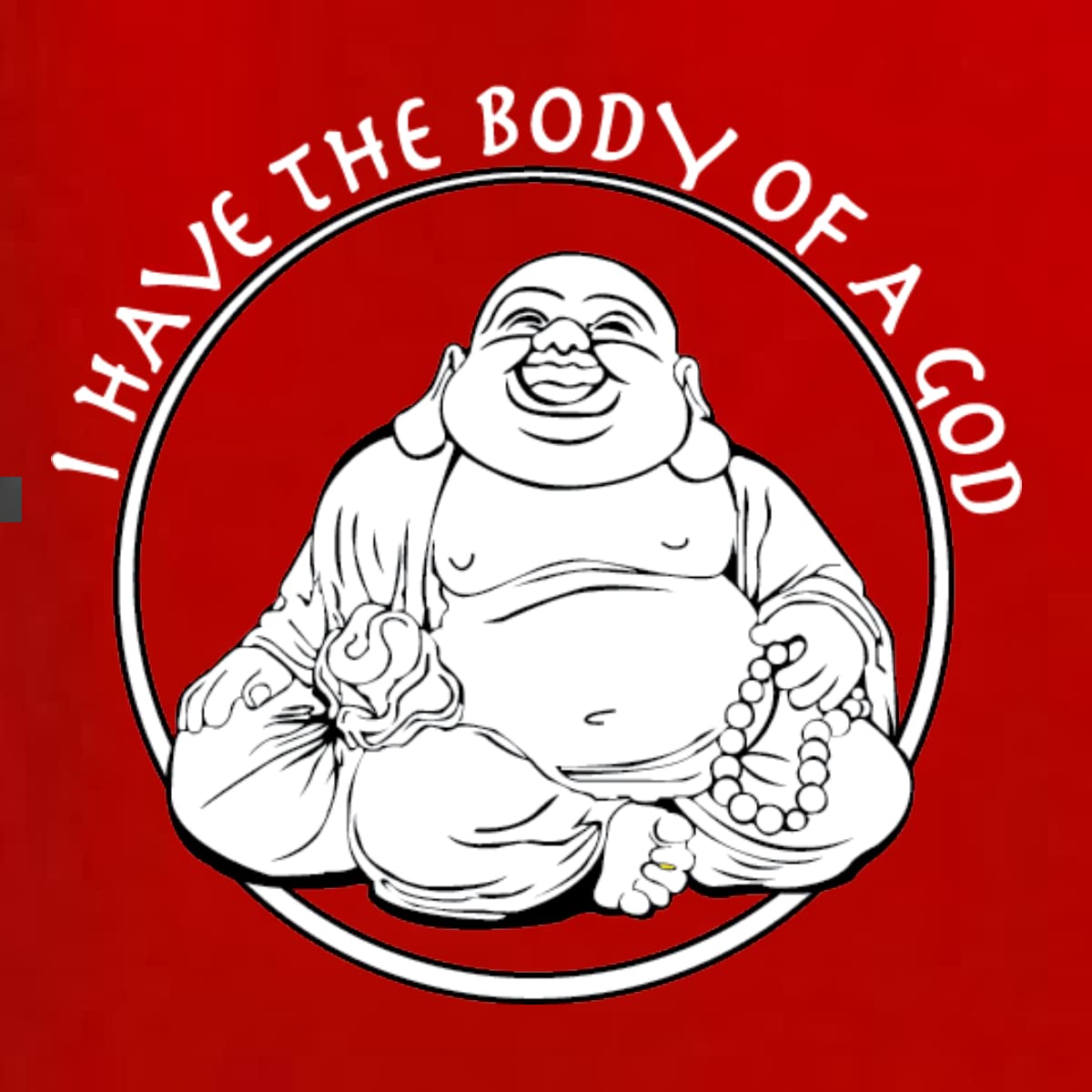 Funny Buddha Zen Graphic Tank Top for Men - Pop Culture Humor Tee - Perfect for Yoga, Meditation & Casual Wear