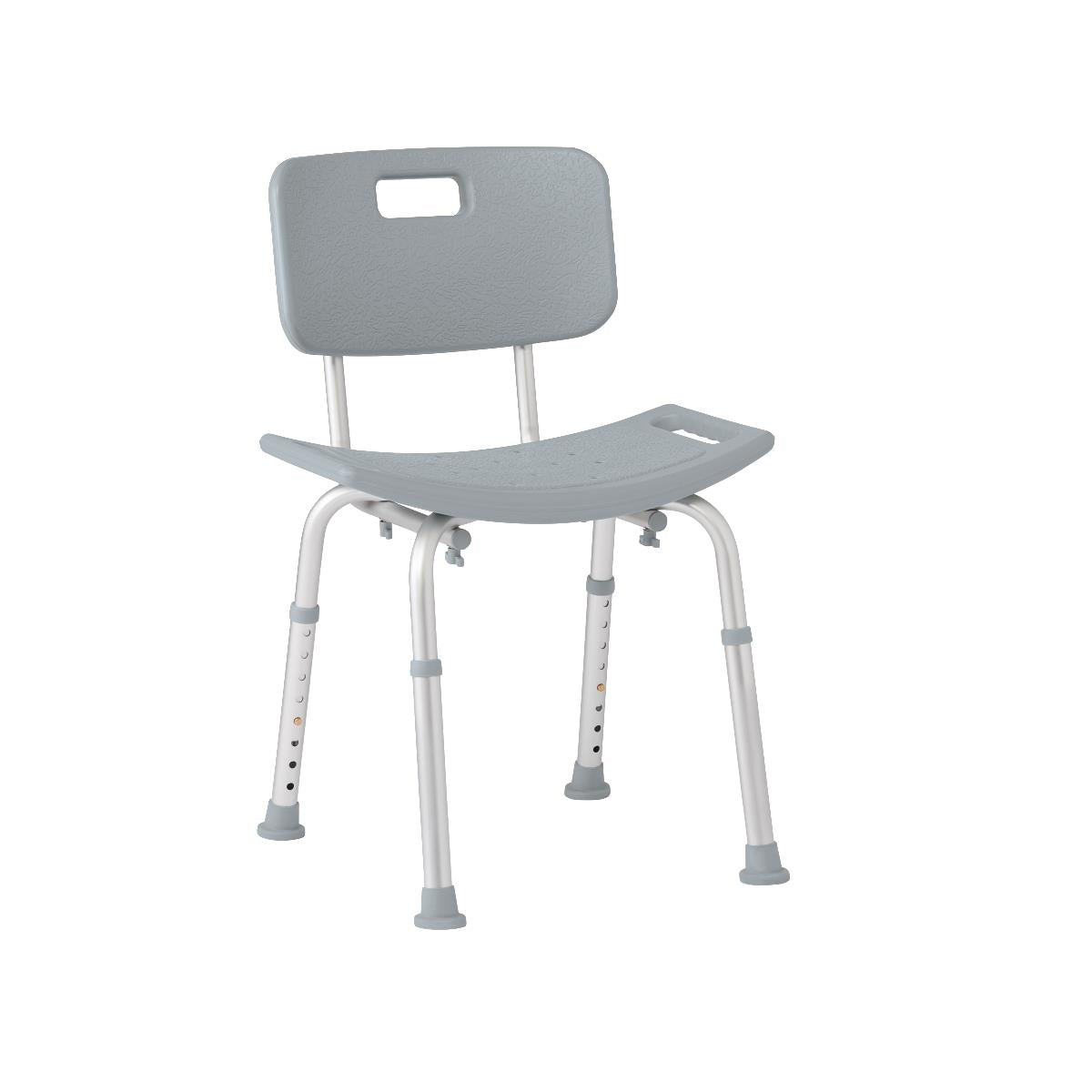Easy Care Shower Chair with Back Support - Non-Slip Bath Seat for Elderly & Disabled - Ideal for Bathroom Safety & Mobility Assistance