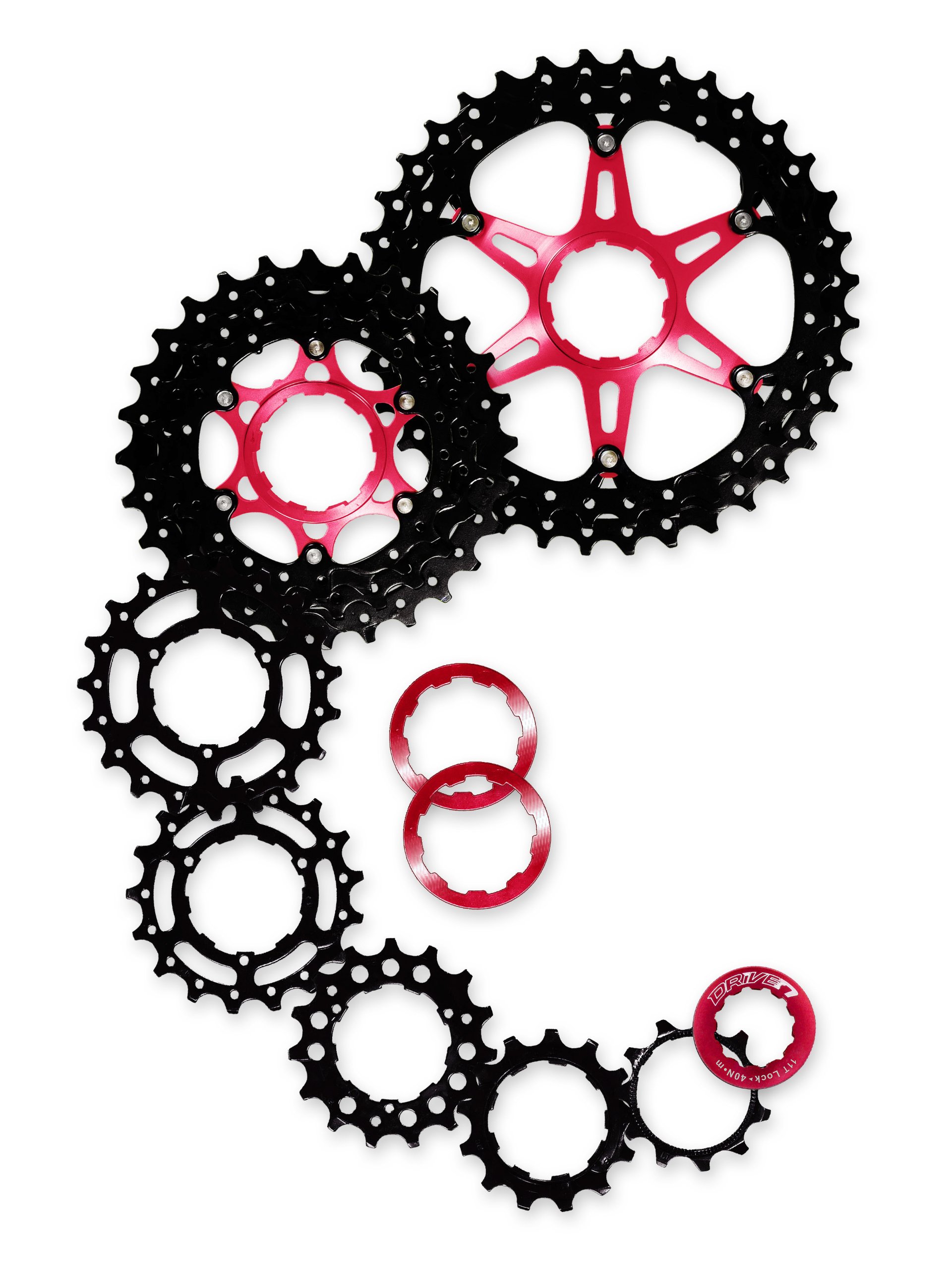 Driven CSMX 10-Speed Bike Cassette 11-36T with Lockring - Black | High-Performance Bicycle Gear for Road & Mountain Biking | Perfect for Cycling Enthusiasts & Professional Riders