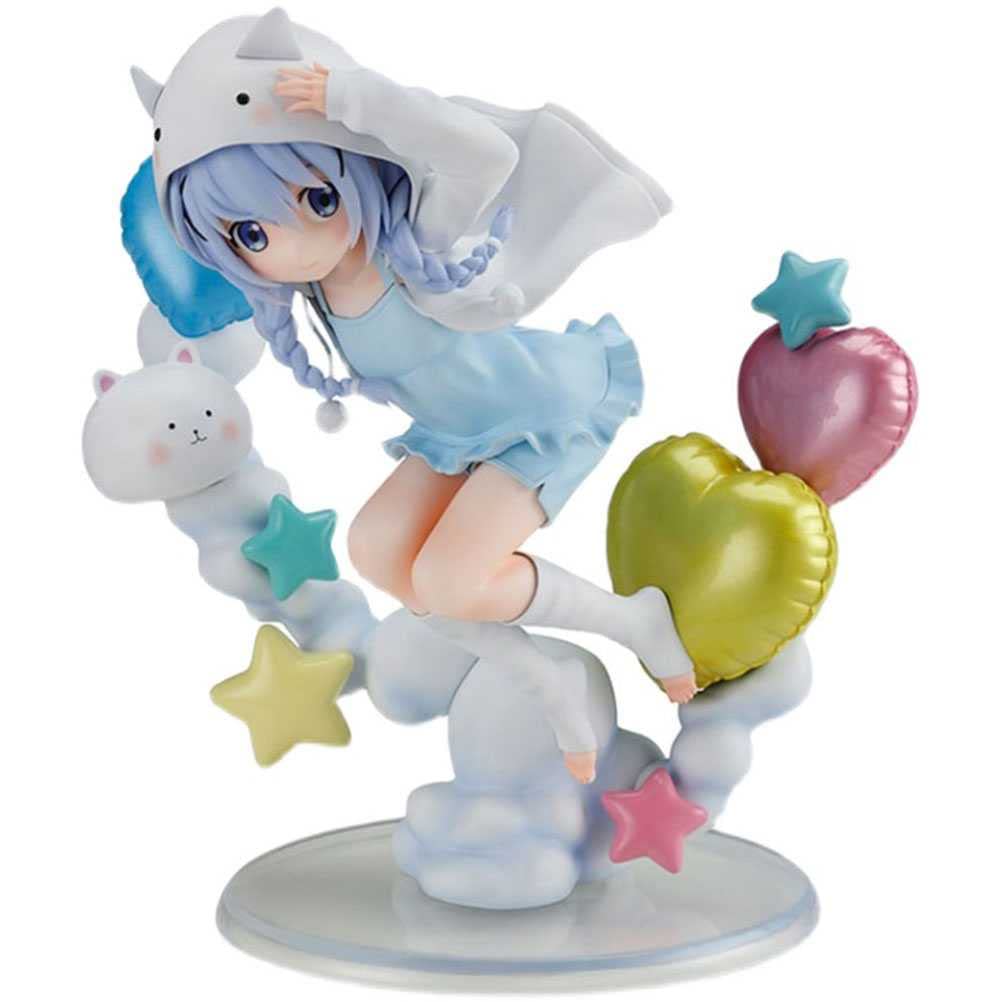 The Order a Rabbit Chino Anime Action Figure - PVC Collectible Statue, Desktop Decor, Multicolor Character Model Toy for Anime Fans | Perfect Gift for Collectors & Anime Lovers | Great for Display, Cosplay Props, and Home Decor
