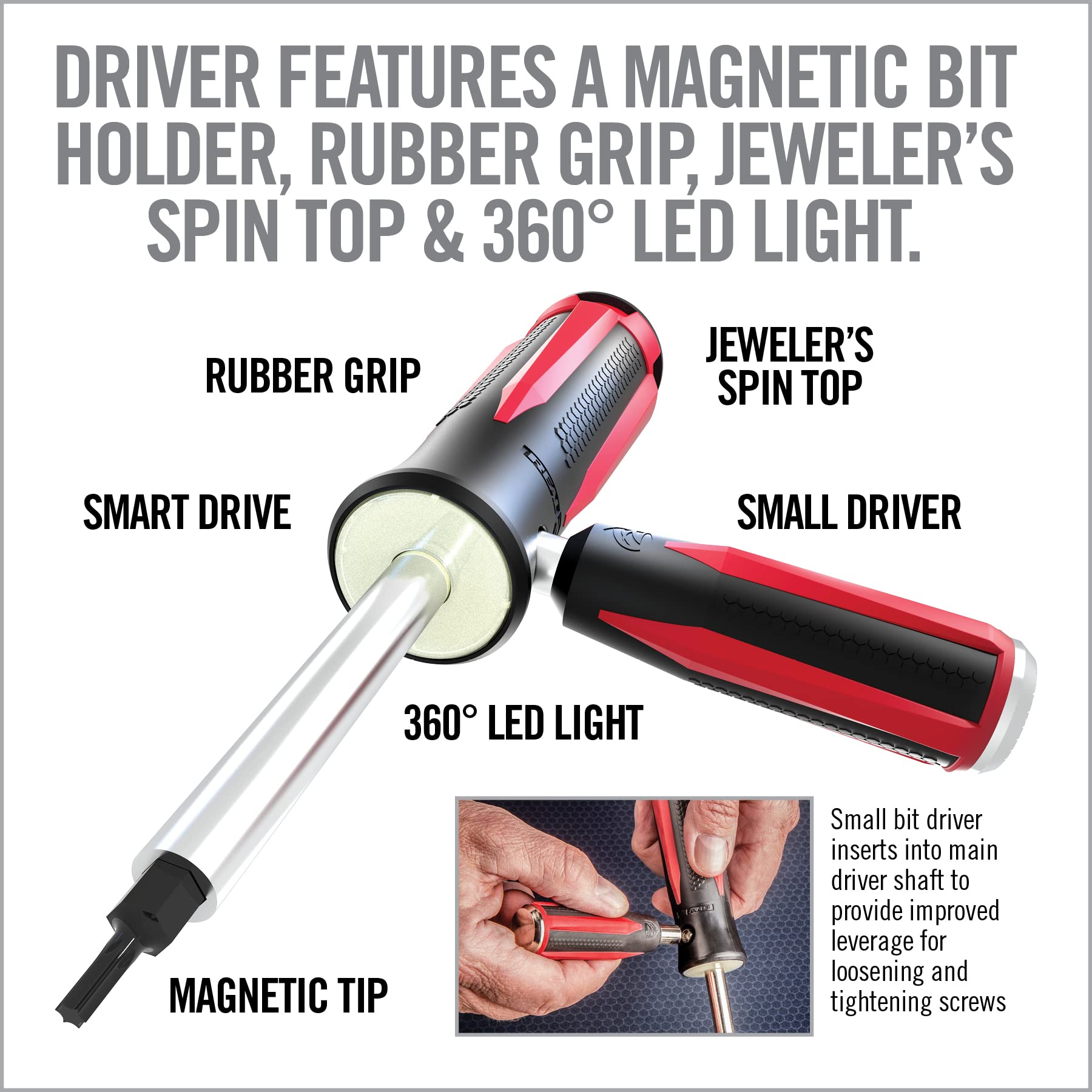 Real Avid 90-Piece Precision Screwdriver Set for Gun Cleaning & Maintenance | Professional Magnetic Bit Driver with LED Light, Hex, Phillips & Torx Bits | Complete Gunsmithing Tool Kit with Turret Tool & Storage Case | Perfect for Firearm Repair, Tactical Gear Maintenance & DIY Gunsmith Projects