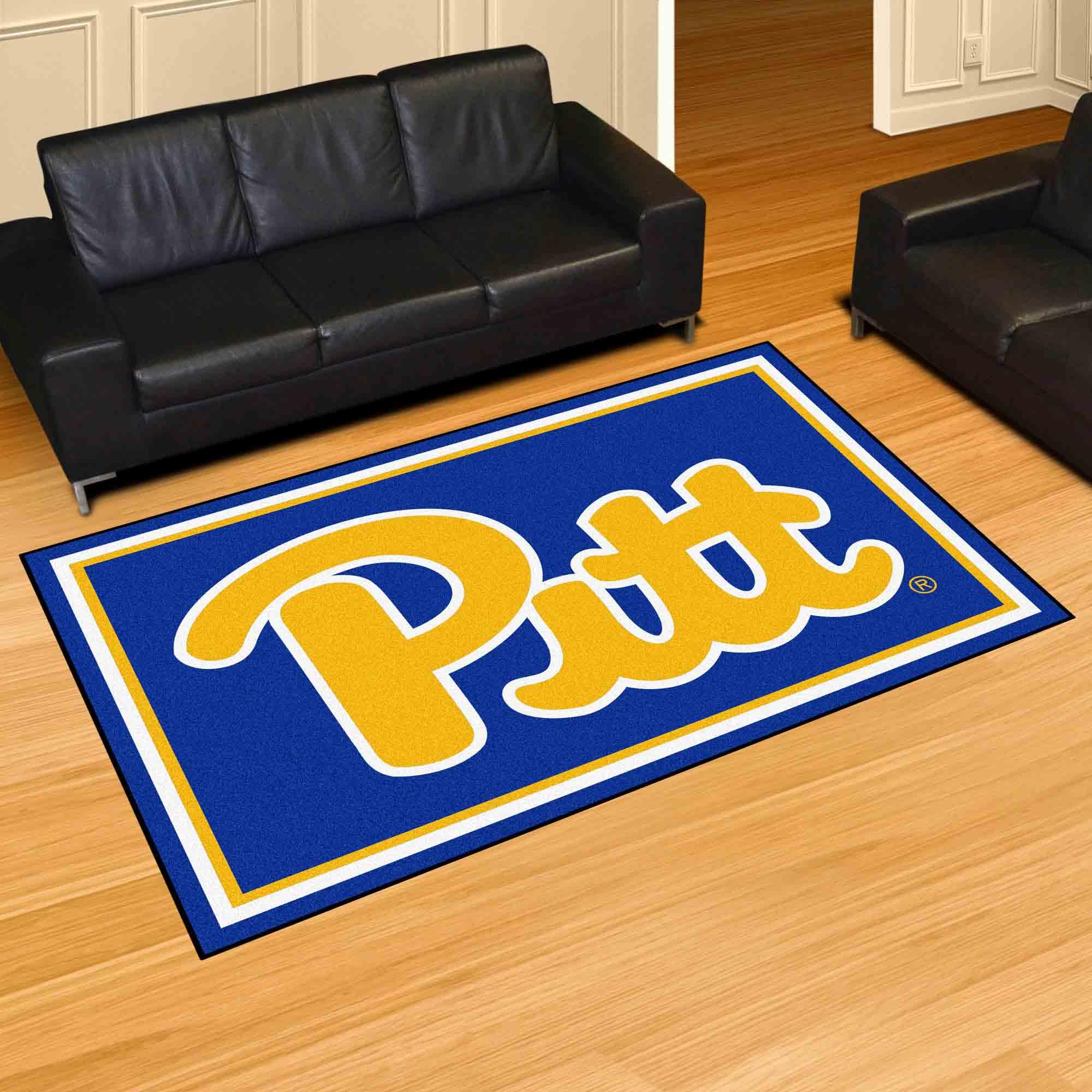 FANMATS NCAA Unisex-Adult 5x8 College Team Logo Rug - Perfect for Dorm Rooms, Game Day Decor & Fan Cave Flooring