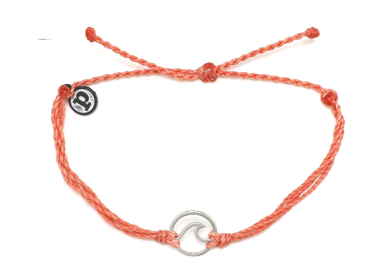 Wave Silver Salmon Bracelet - Handmade Sterling Silver Jewelry for Women, Unique Fish Charm Bracelet - Perfect Gift for Her, Birthday, Anniversary, or Everyday Wear