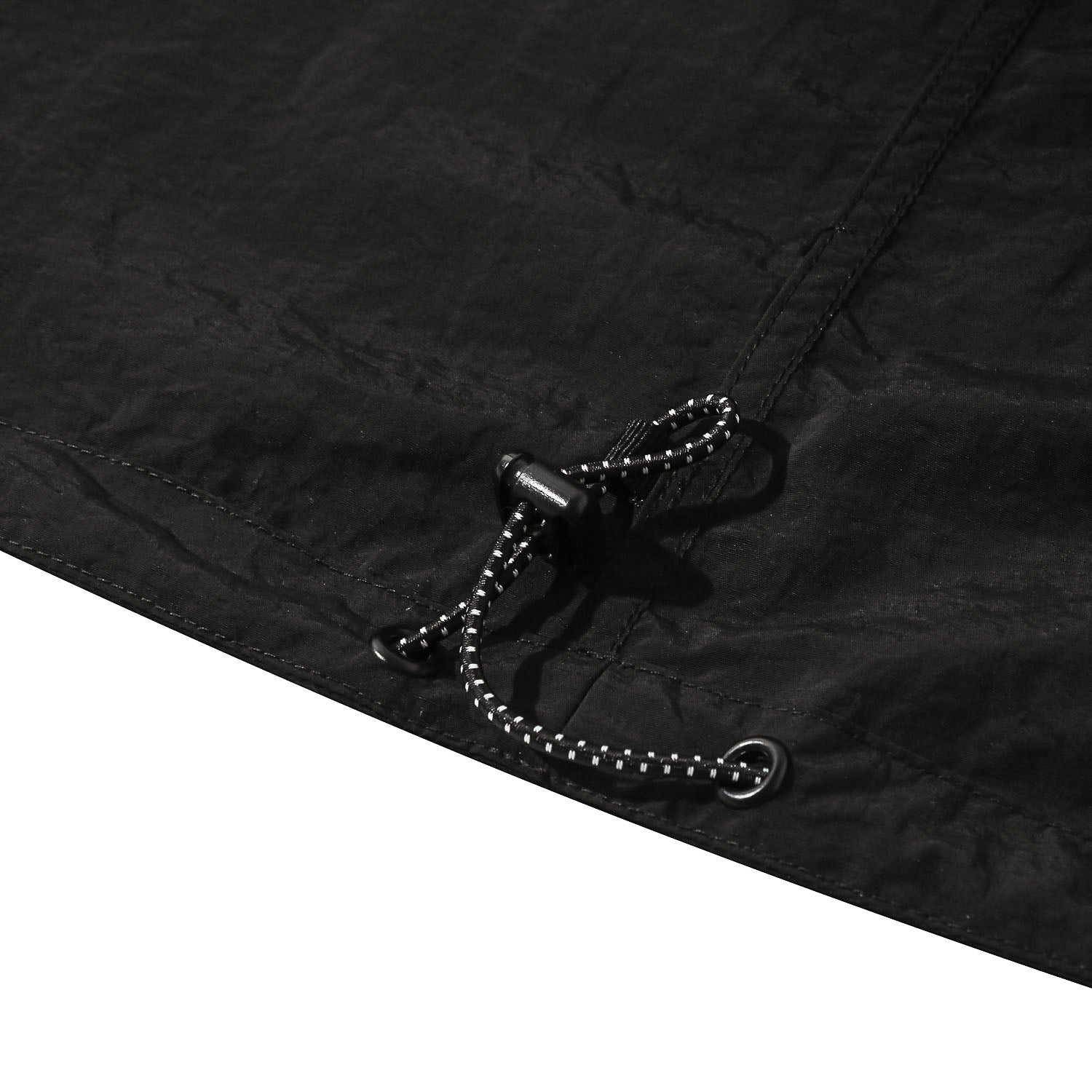 NEUTRAL SOCIETY Big Pocket Zipper Tech T-Shirt for Men - Black Casual Streetwear Tee for Everyday Wear & Urban Fashion