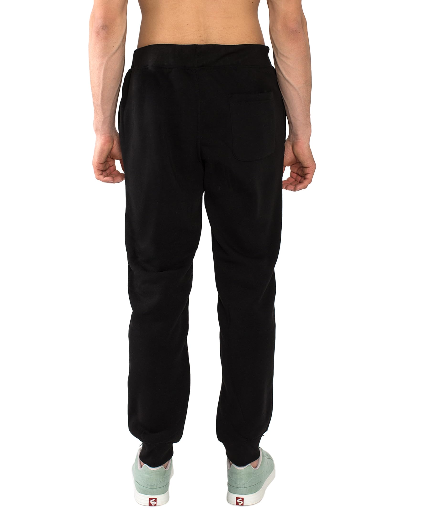 Southpole Men's Basic Active Fleece Jogger Pants - Comfortable Workout & Lounge Pants for Running, Gym, Travel - Regular & Big & Tall Sizes