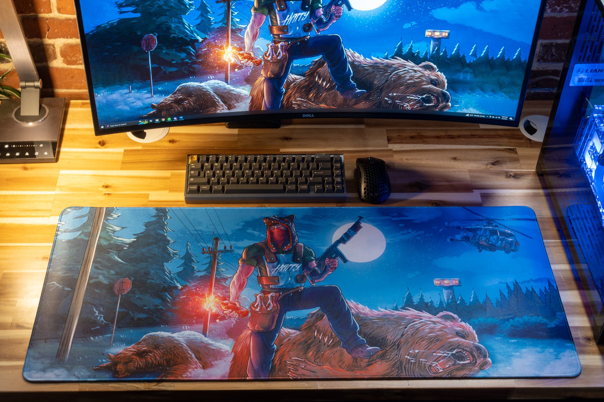 Rust XL Gaming Mouse Pad - Limited Edition Speedrunner Content Creator Collaboration - Perfect for Esports & PC Gaming