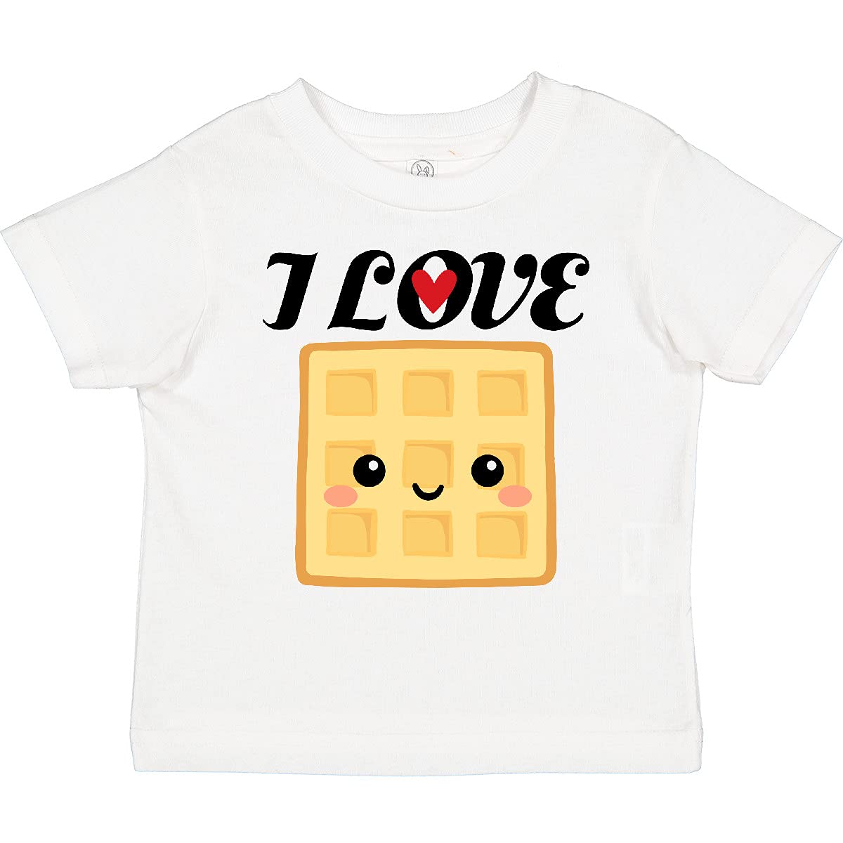 Inktastic Waffle Lover Toddler T-Shirt - Cute Breakfast Themed Cotton Tee for Kids | Perfect for Family Brunch & Playdates