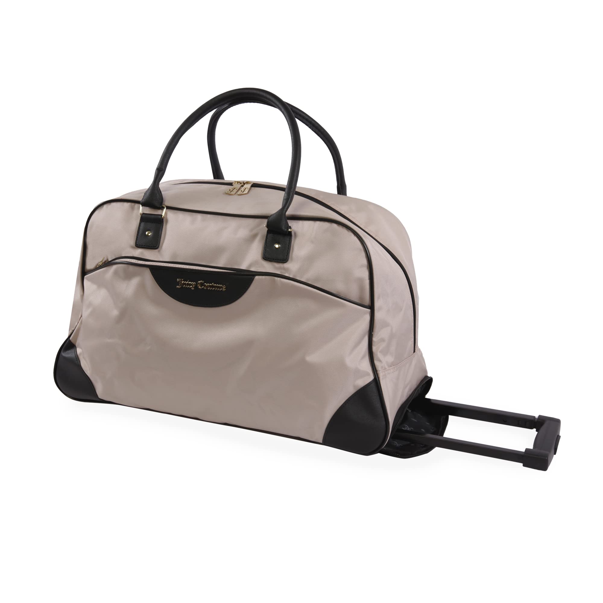 Juicy Couture Women's Libra Rolling Duffel Bag - Stylish Travel Luggage for Gym, Weekend Getaways & Airplane Carry-On