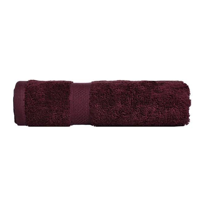 Premium 100% Combed Cotton Bath Towels - Soft & Absorbent Burgundy Towel Set for Spa, Gym & Luxury Bathroom | Quick-Drying & Skin-Friendly