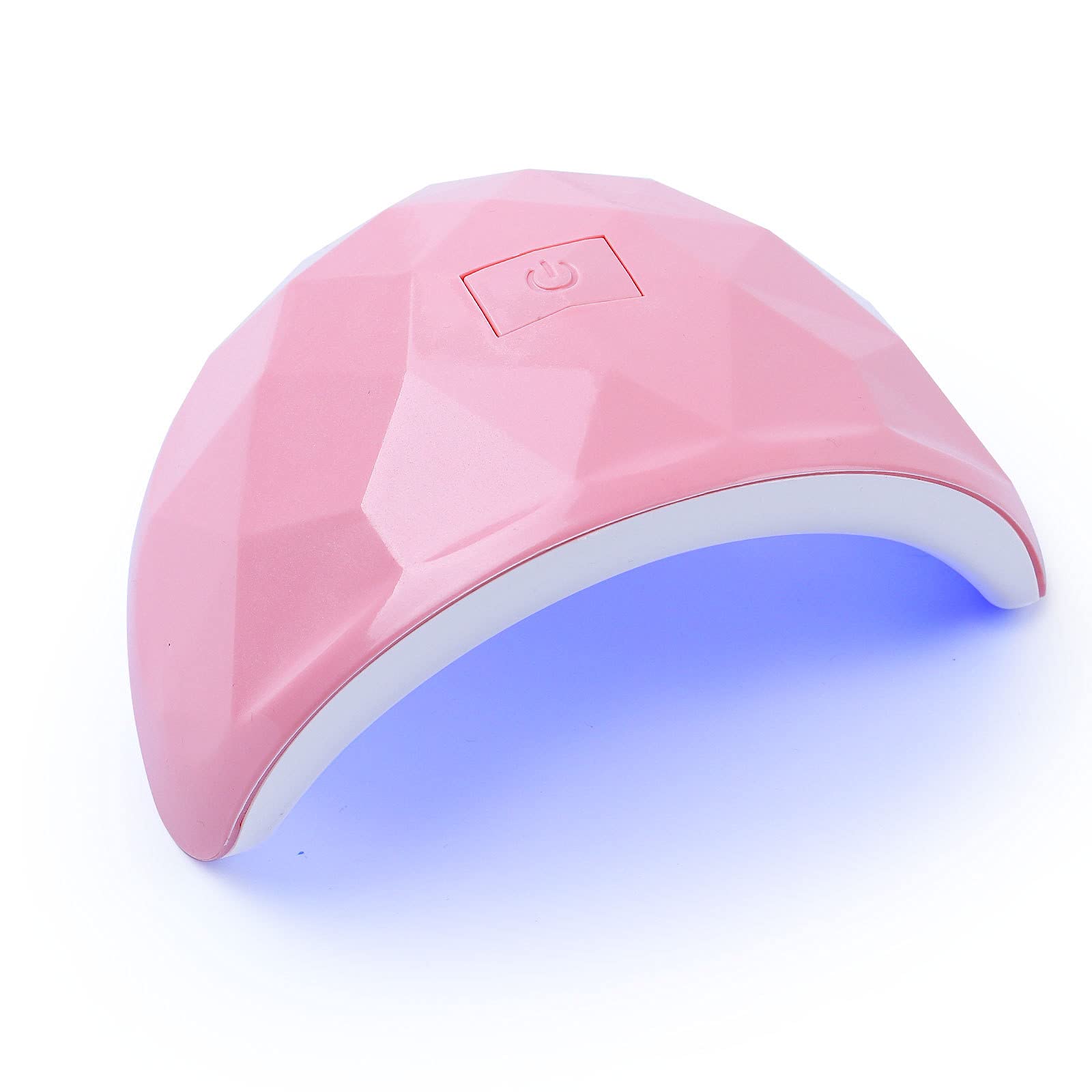 88W UV LED Nail Lamp - Fast Curing for Gel Polish, Salon & Home Use (Pink)