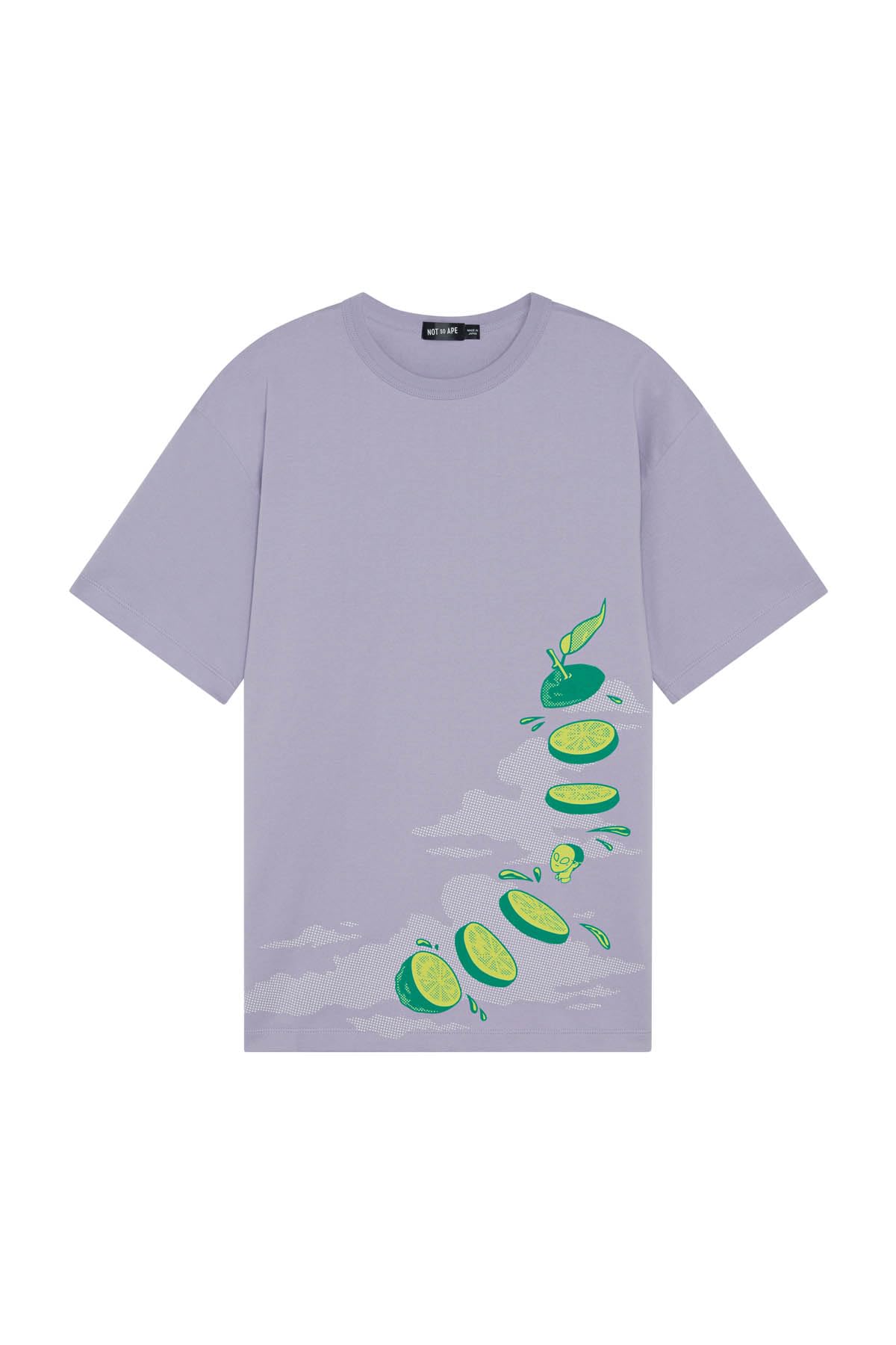 Not So Ape Fruit Slices Graphic T-Shirt | Unisex Streetwear T-Shirt | Made in Japan | Casual Wear & Street Style Fashion