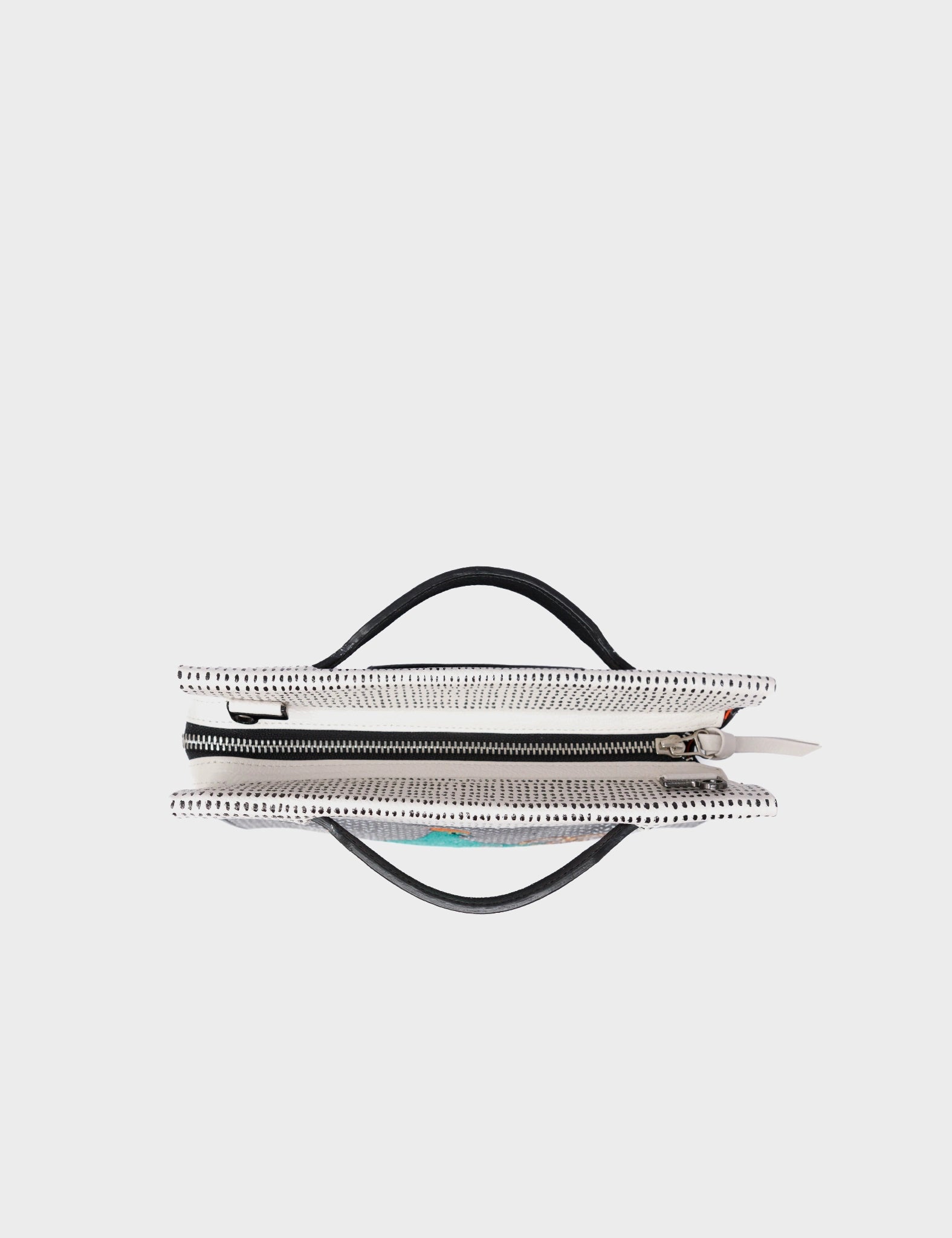 Vali Small Crossbody Bag in Cream & Black Leather - Pigeonista Design - Perfect for Everyday Use, Travel & Casual Outings