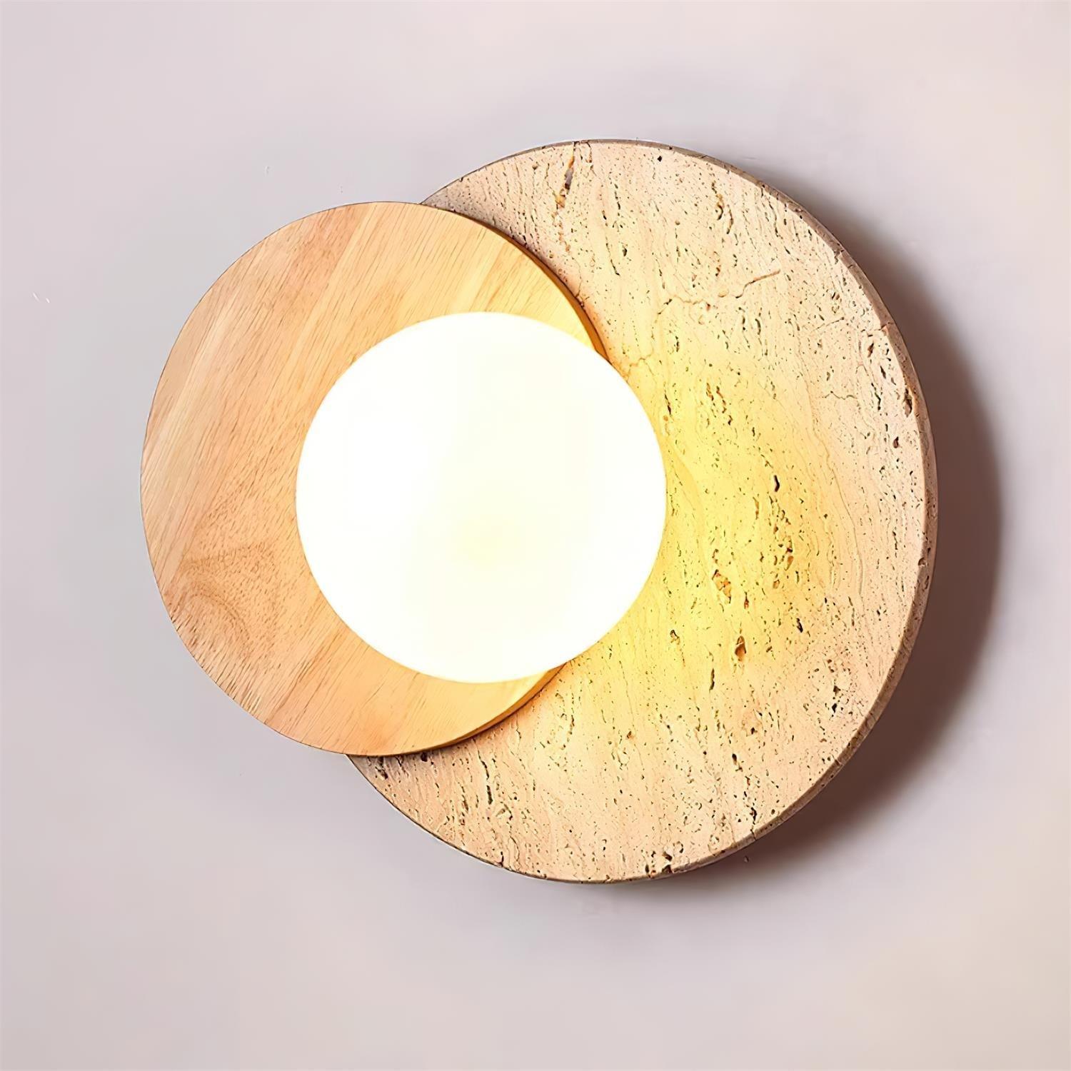 Lunar Eclipse Plug-in Wall Lamp - Moon Phase Night Light for Bedroom, Nursery, Living Room - Energy Efficient LED Wall Sconce for Home Decor & Ambient Lighting