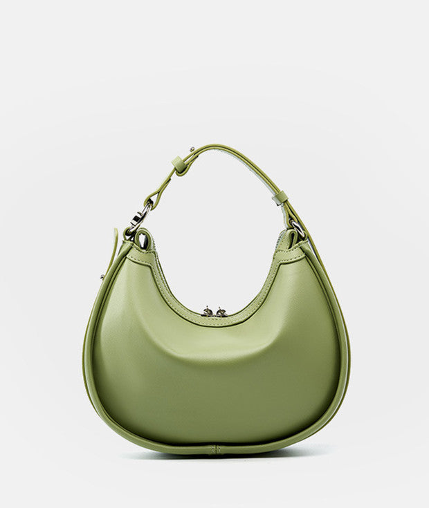 Stylish Woven Crescent Leather Crossbody Bag for Women - Perfect for Work, Travel & Everyday Use