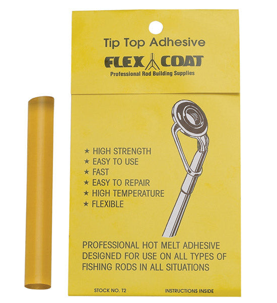 Flexcoat Tip Top Adhesive - Premium Fishing Rod Tip Repair Glue for Strong, Durable Bonding - Perfect for Fly Fishing, Surf Casting, and Rod Maintenance