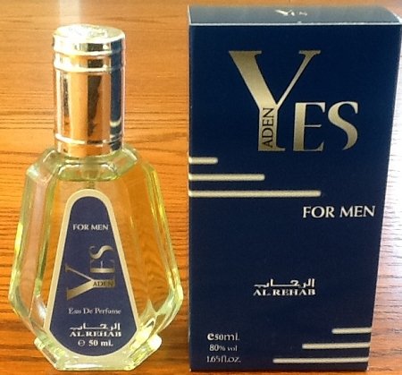 Al-Rehab Yes for Men Eau De Parfum Natural Spray - 50ml (1.65 fl oz) - 2 Pack | Long-Lasting Fragrance for Daily Wear, Office & Special Occasions