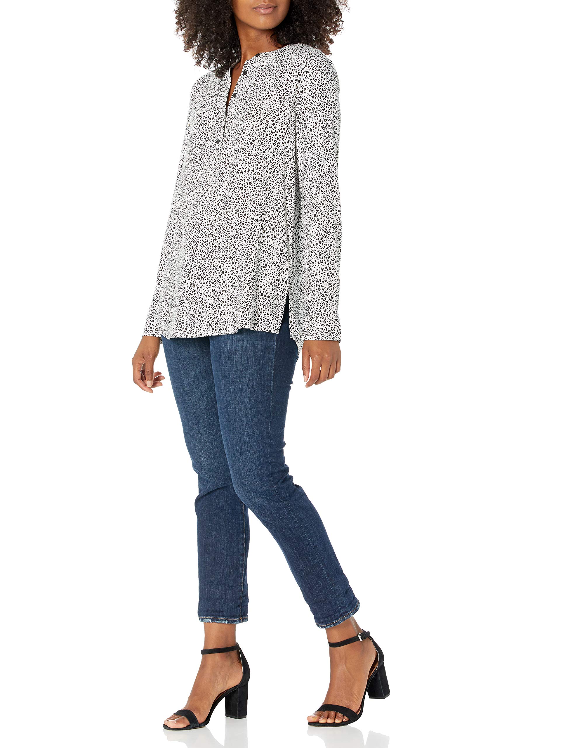Amazon Essentials Women's Long Sleeve Blouse - Soft Cotton Shirt for Work & Casual Wear | Office, Date Night & Everyday Outfits