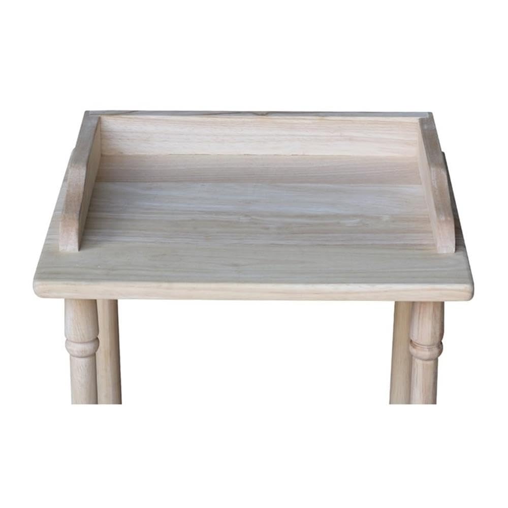 Premium Unfinished Wood Phone Stand - Universal Smartphone Holder for Desk, Home & Office Use - International Concepts