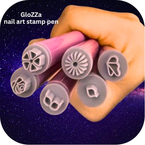 Professional Nail Art Stamp Pen Kit - Easy-to-Use Salon Quality Nail Stamping Tools with 10+ Patterns for DIY Nail Design at Home, Perfect for Nail Artists & Beginners | Great for Parties, Weddings & Special Occasions