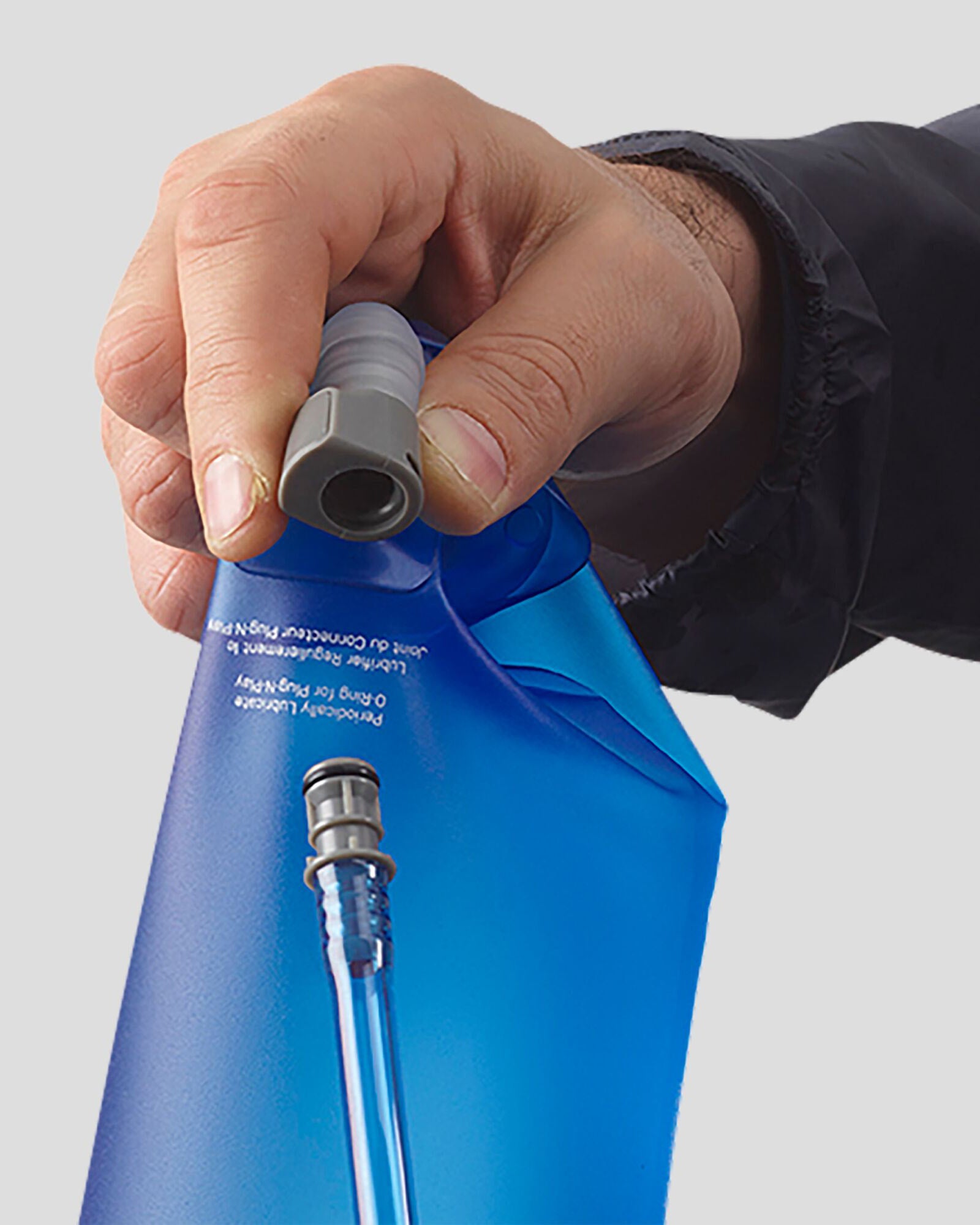 Salomon Soft Reservoir 2L Hydration Bladder - Clear Blue for Hiking, Running & Outdoor Adventures
