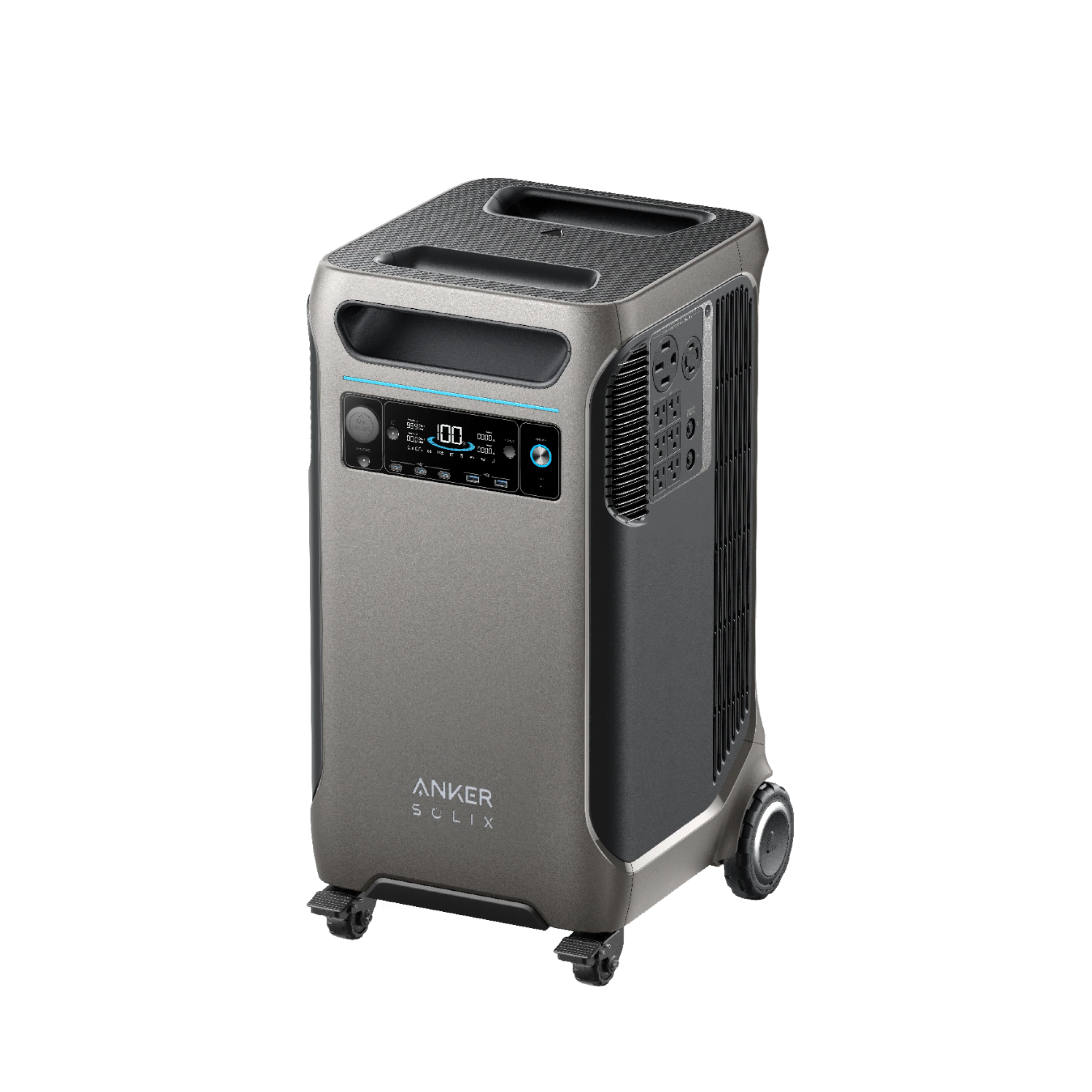 Anker SOLIX F3800 Portable Power Station with Expansion Battery & 410W Solar Panels - Perfect for Camping, RV Trips, and Emergency Power Backup