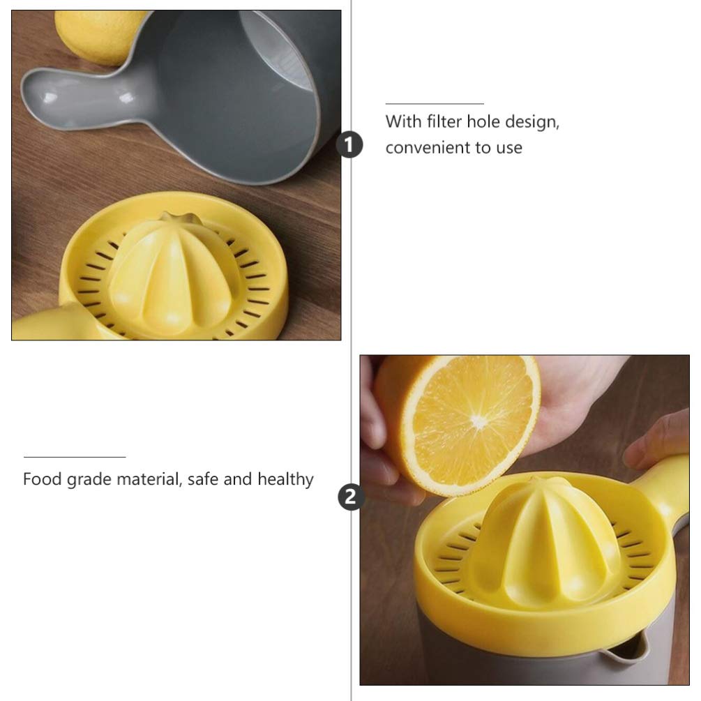 1pc Manual Hand Squeezer - Orange Juicer & Fruit Juice Maker for Fresh Citrus, Lemon, Lime - Perfect for Kitchen, Bar, Camping & Healthy Drinks