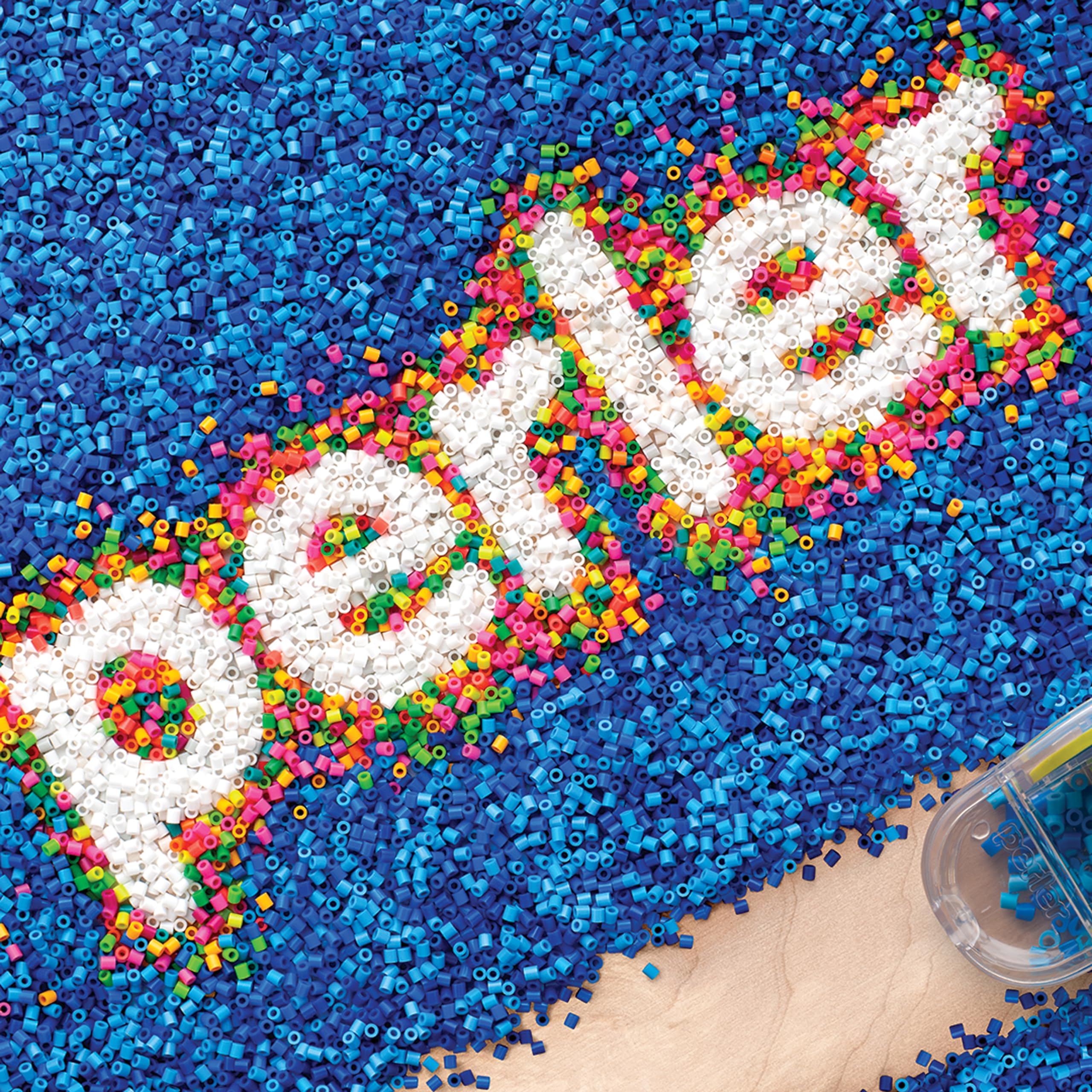 6000pcs Dark Blue Perler Beads for DIY Crafts - Fuse Beads Kit for Kids & Adults - Perfect for Jewelry Making, Home Decor & Party Favors
