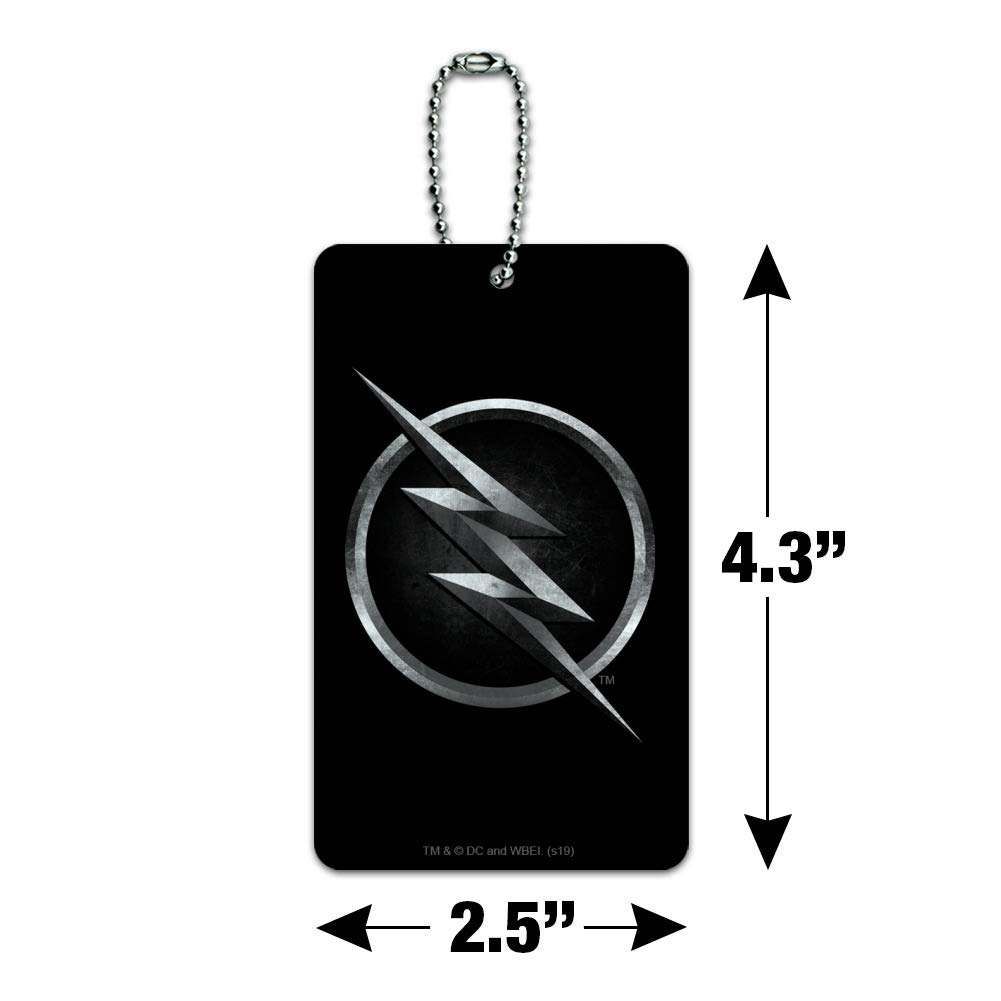 The Flash TV Series Zoom Logo Luggage Tag - Durable Suitcase ID Card for Carry-On Bags | Perfect for Travel, Conventions & Superhero Fans