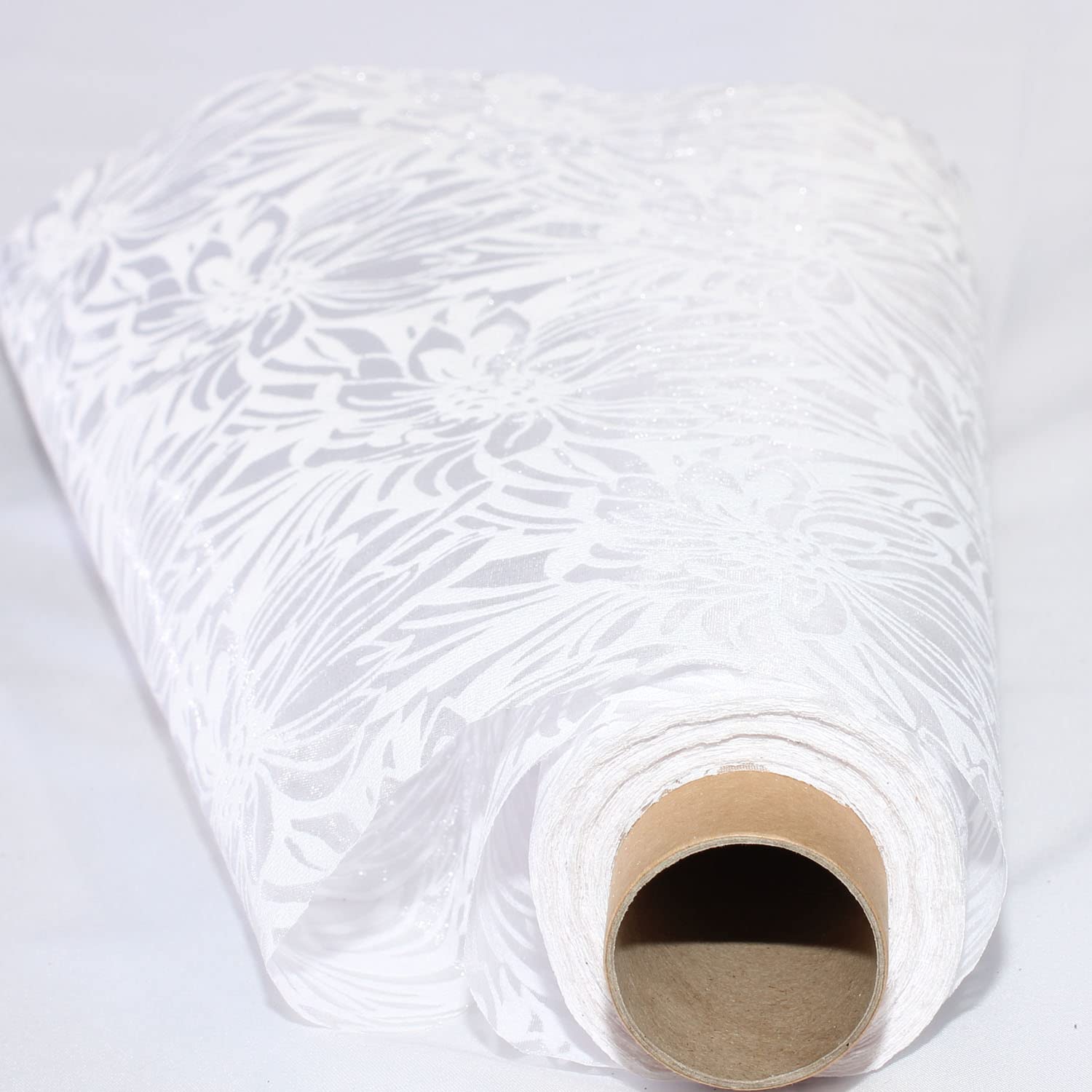 Sheer White Wired Craft Ribbon - 11
