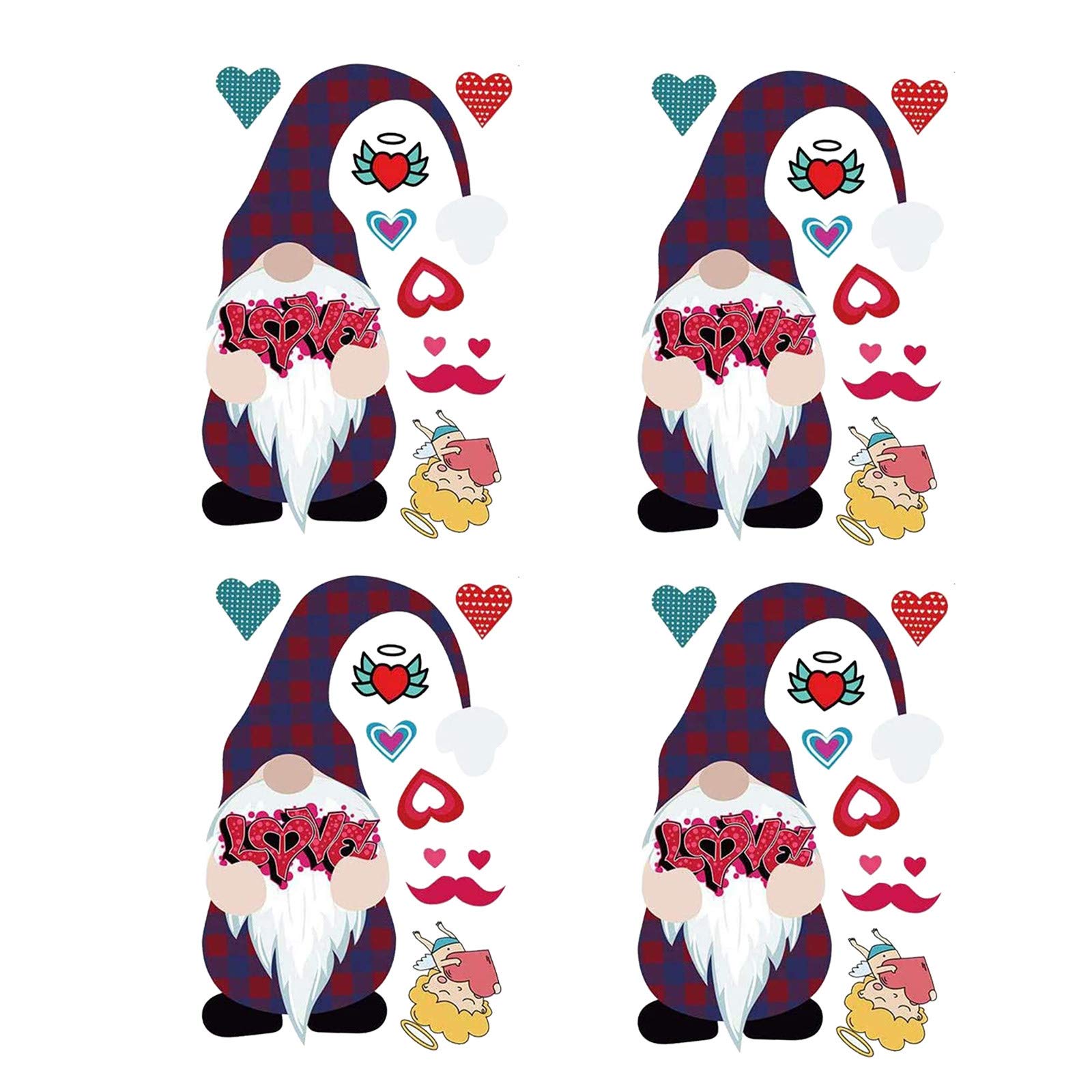 Easter DIY Iron-On Heat Transfer Stickers - Dwarf Design Clothing Decals for T-Shirts, Hats & Bags - Perfect for Easter Decorations, DIY Crafts & Holiday Gifts